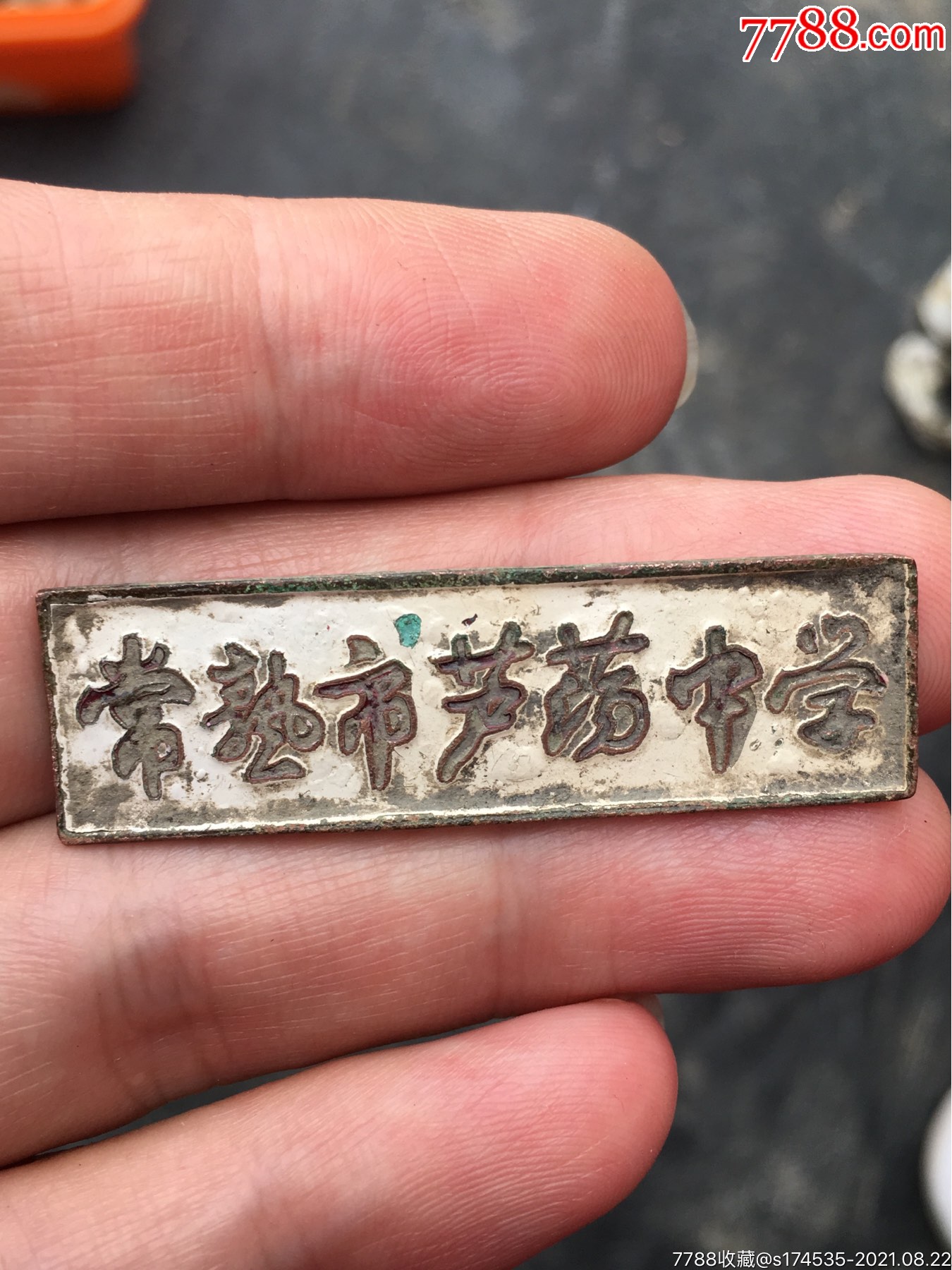 常熟市芦荡中学_校徽/毕业章【颖淮水岸】_第1张_7788铜器收藏