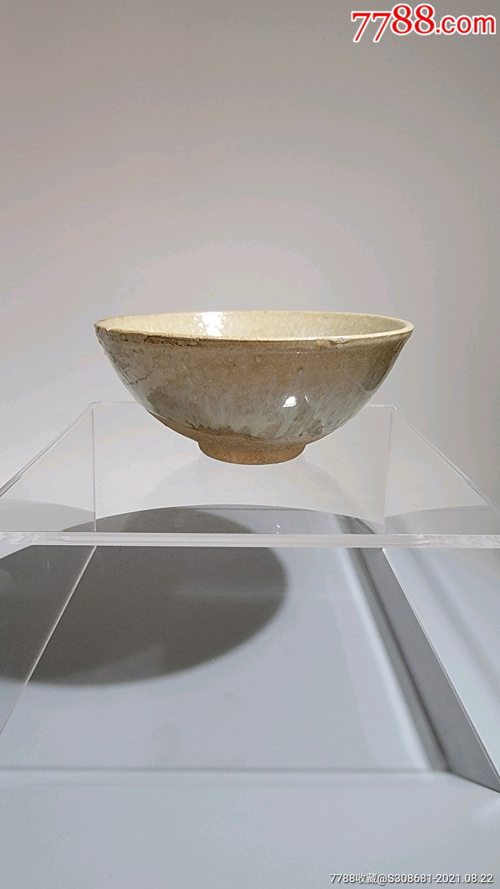 清代华宁窑白釉精品碗,包老保真,口径14厘米,高6厘米_单色白瓷_知古山