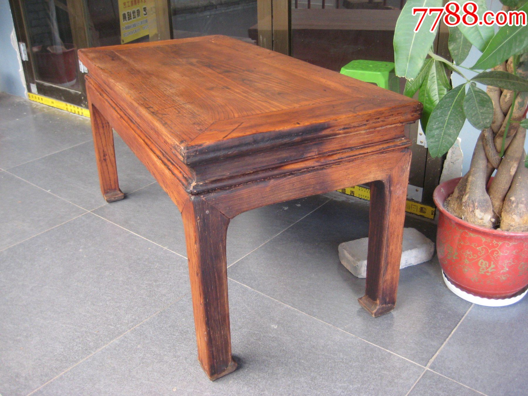 老家具榆木桌子古玩木器怀旧明清老家具收藏摆设民俗博物馆老物件