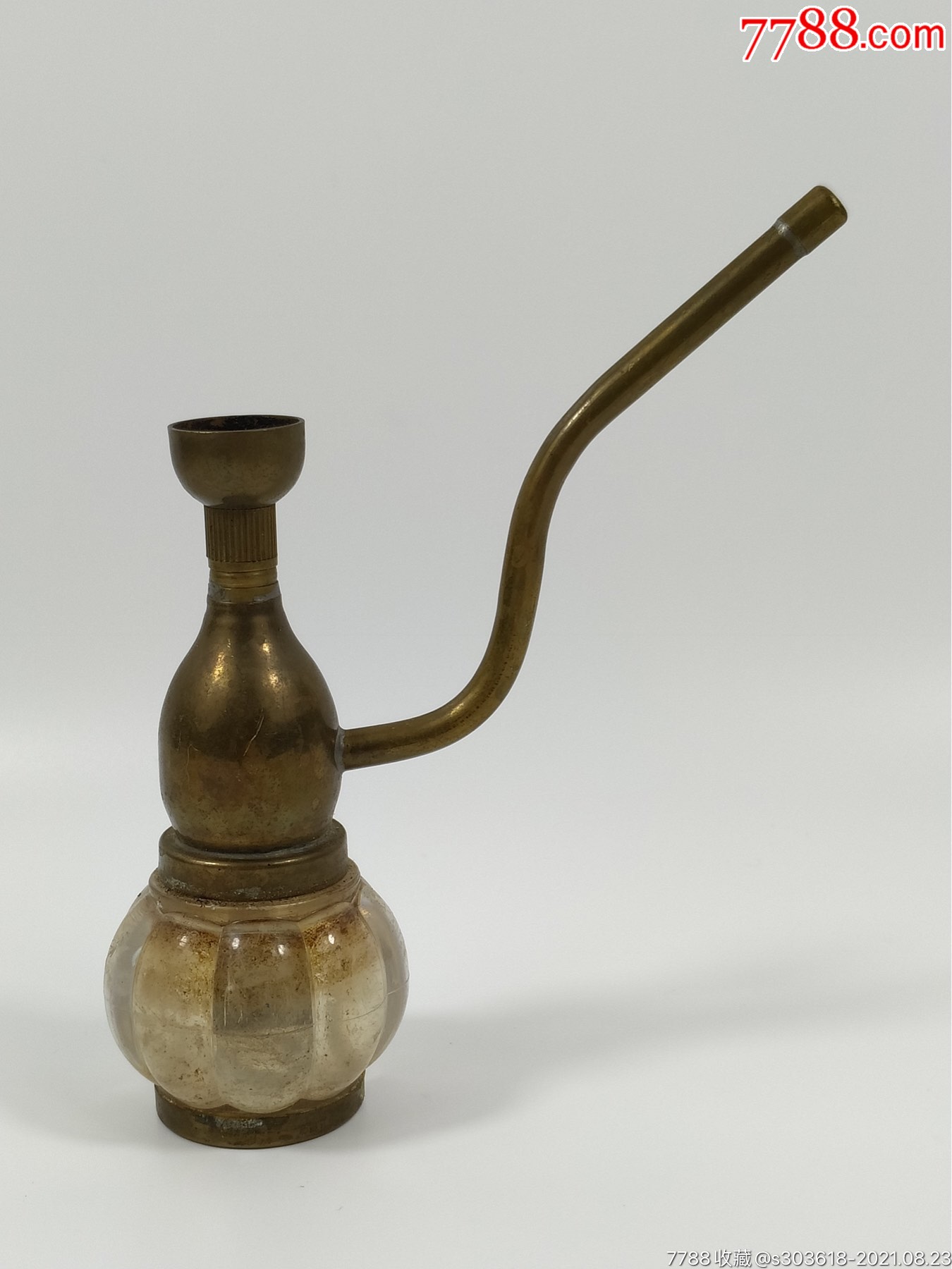 民国「金泰款」水烟斗