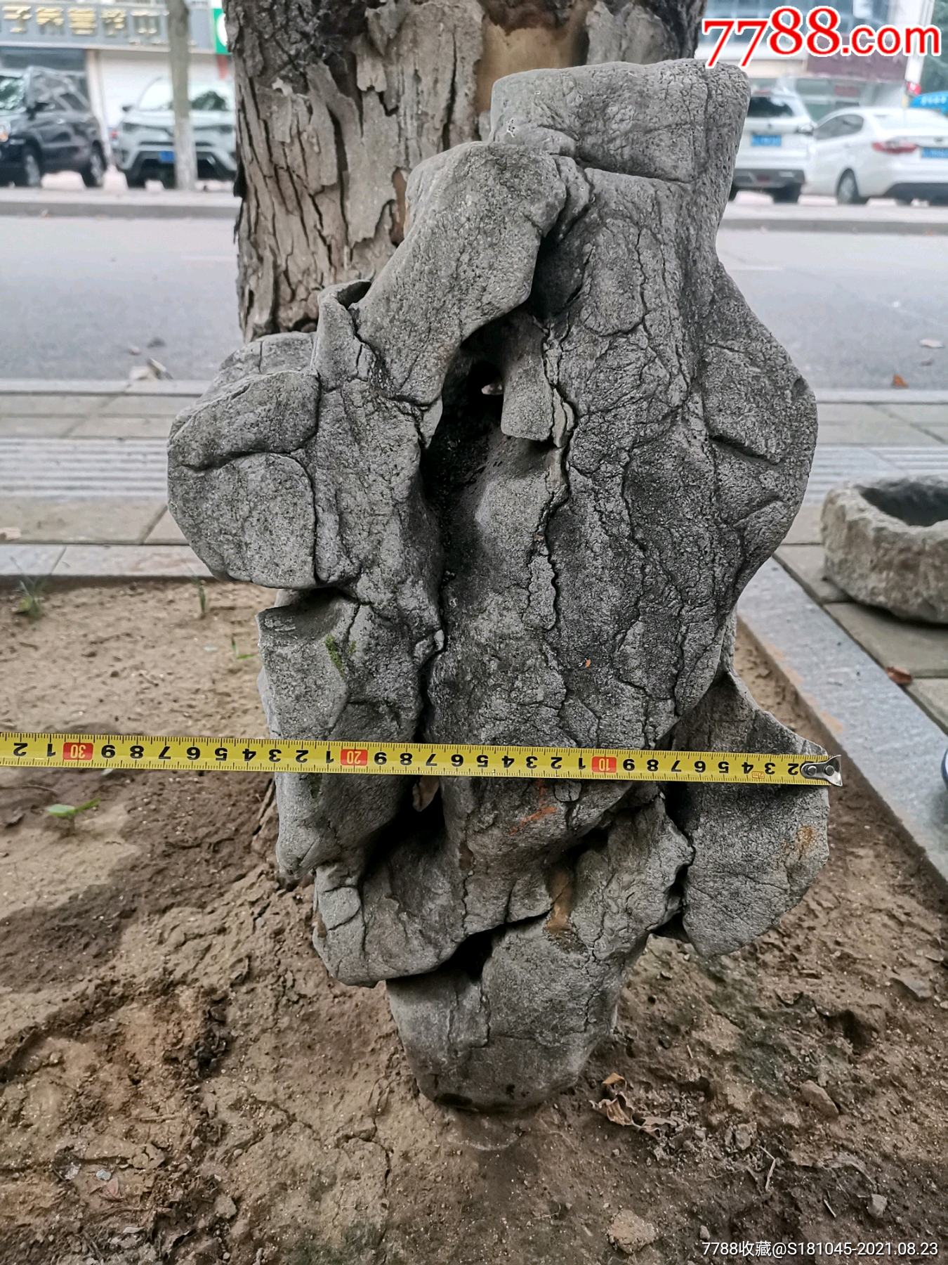 天然镂空可站立盆景石