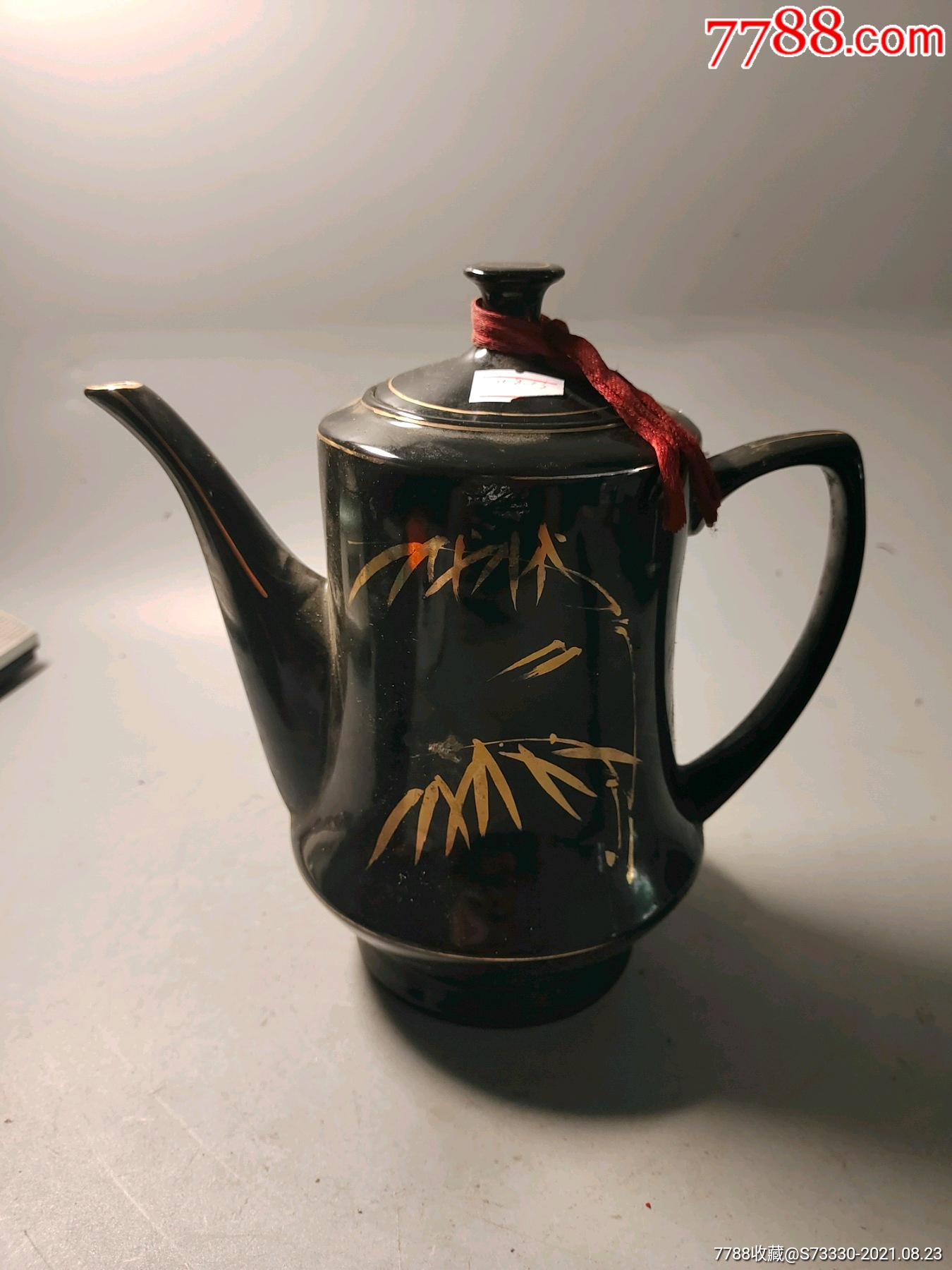 创汇期铜山瓷厂茶壶一把