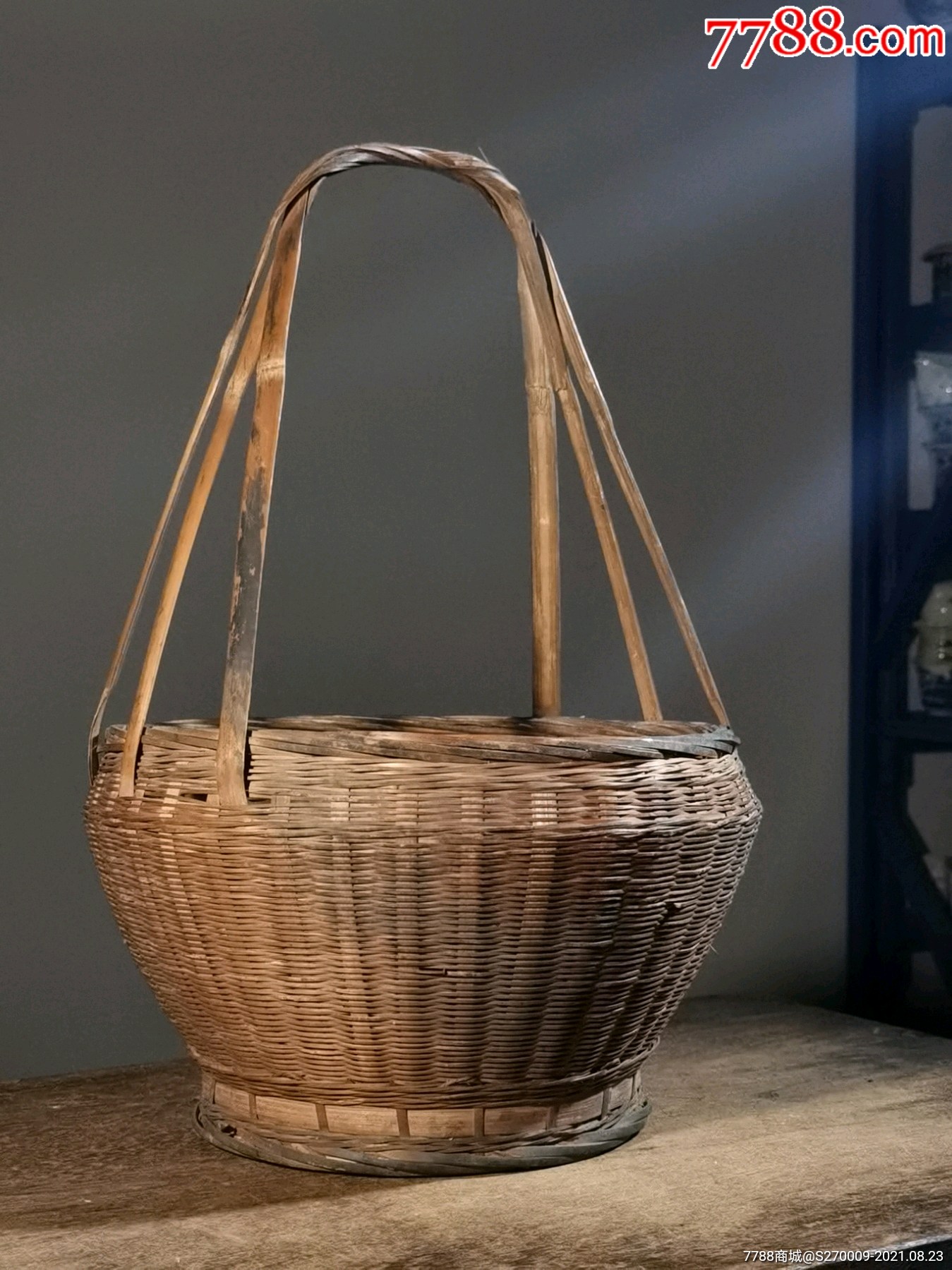 竹编提篮挂篮