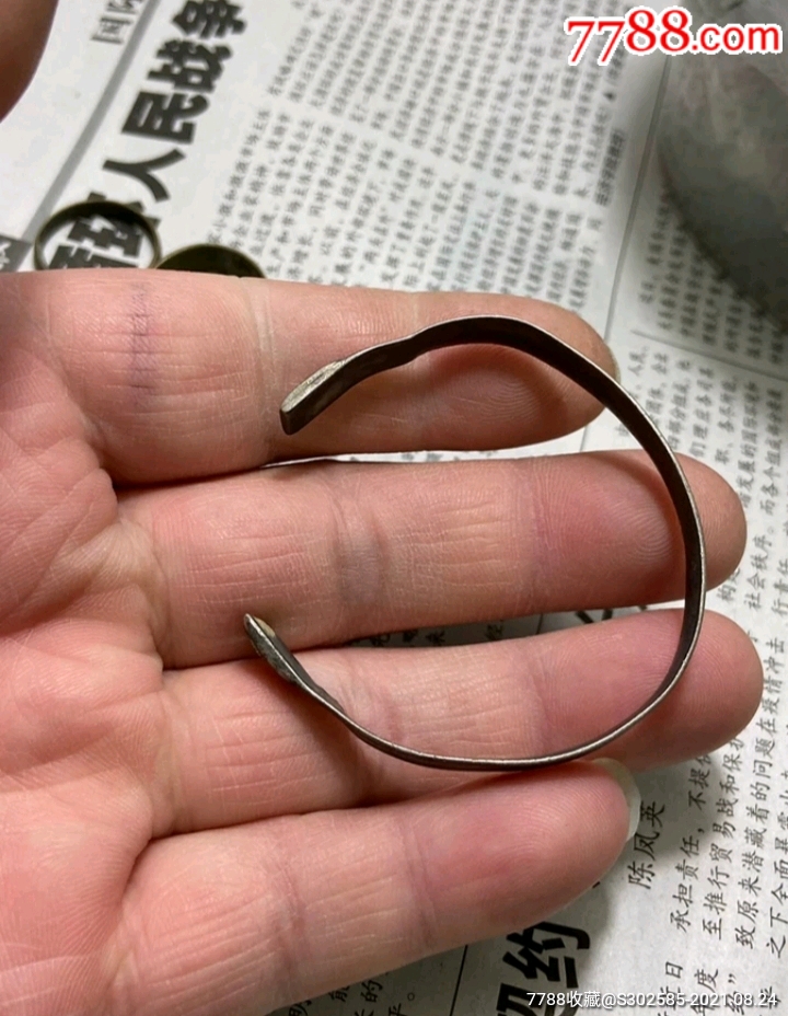 明代银器明银手镯明代娃娃镯明代宝宝镯