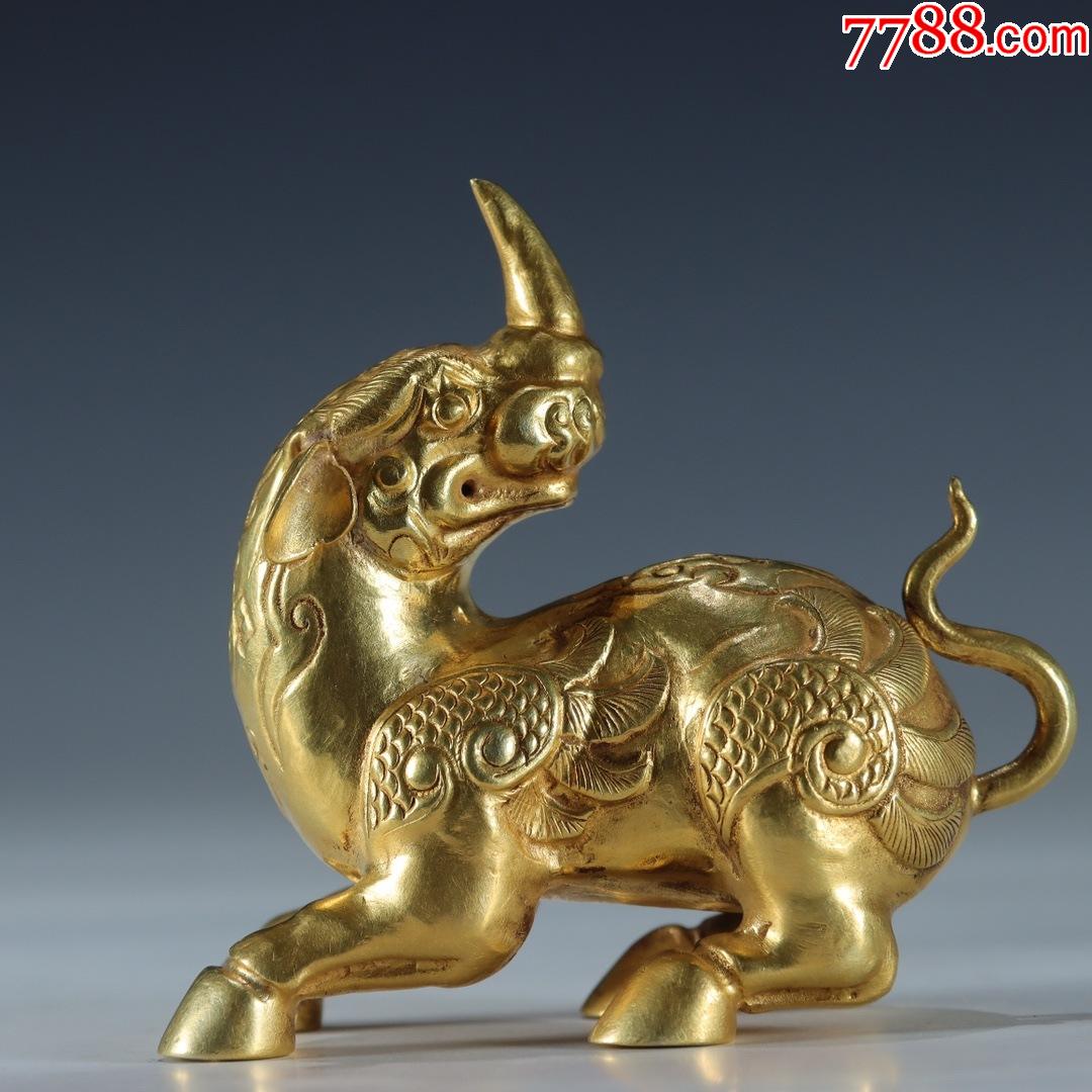 纯金瑞兽摆件