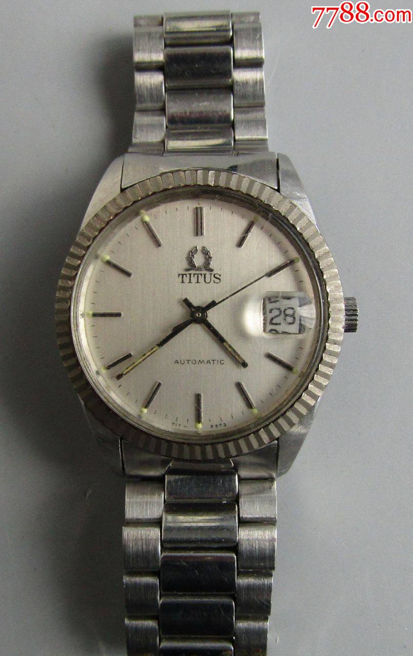 瑞士铁达时自动机械男古董表