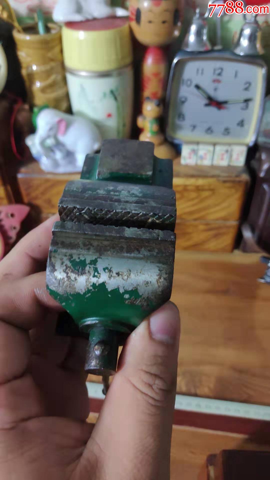 上世纪80年代袖珍版老式老虎钳子民俗怀旧老工具.