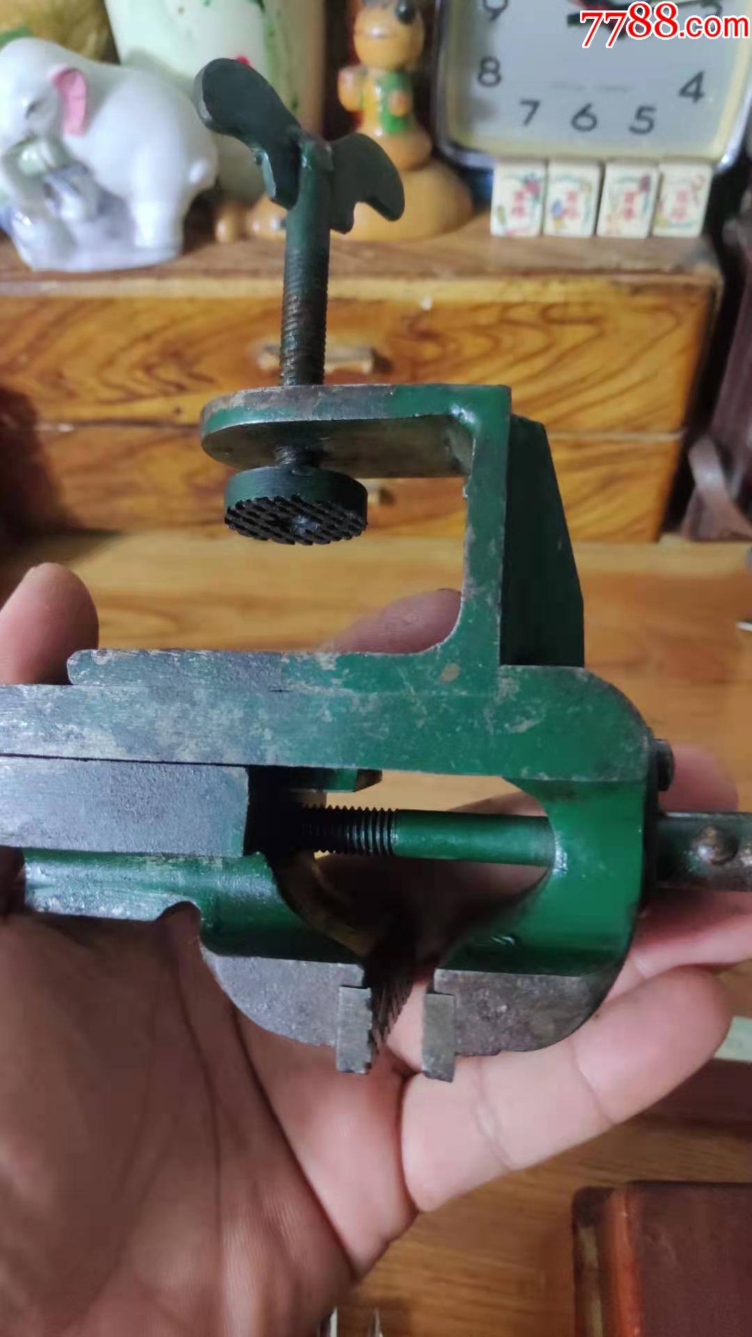 上世纪80年代袖珍版老式老虎钳子民俗怀旧老工具.