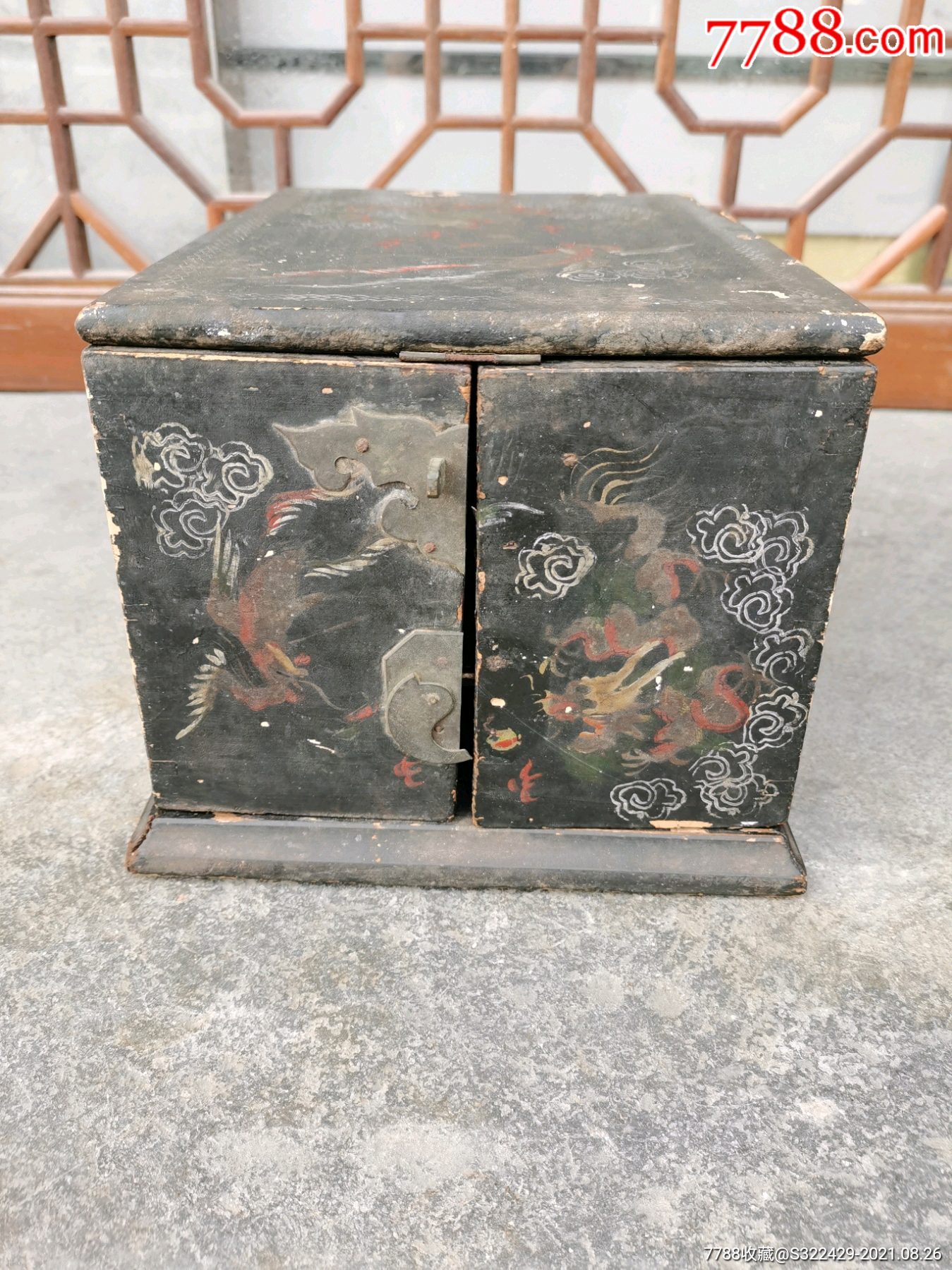 清代民国大漆精致老木盒珠宝首饰盒饰品盒收纳盒钱匣子杂件盒机关盒