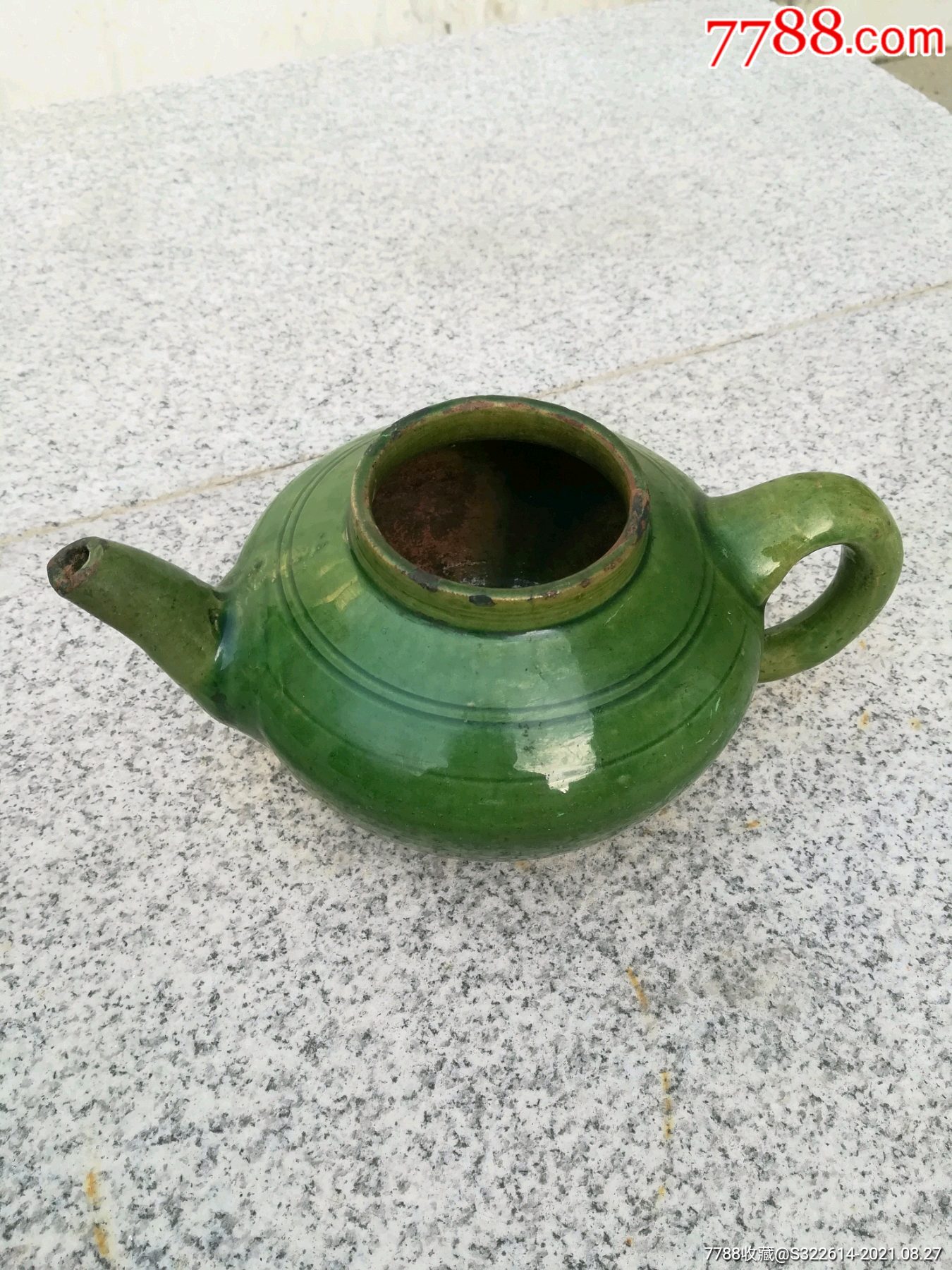 清代绿色釉茶壶_价格260元_第1张_7788收藏__收藏热线