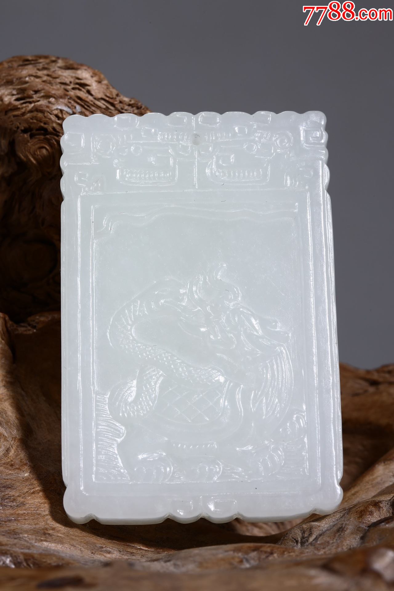 和田玉玄武玉牌a84s60f