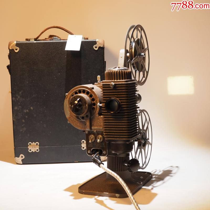 1940年代美國古董老式revere85型8毫米mm電影膠片放映機瑕疵品