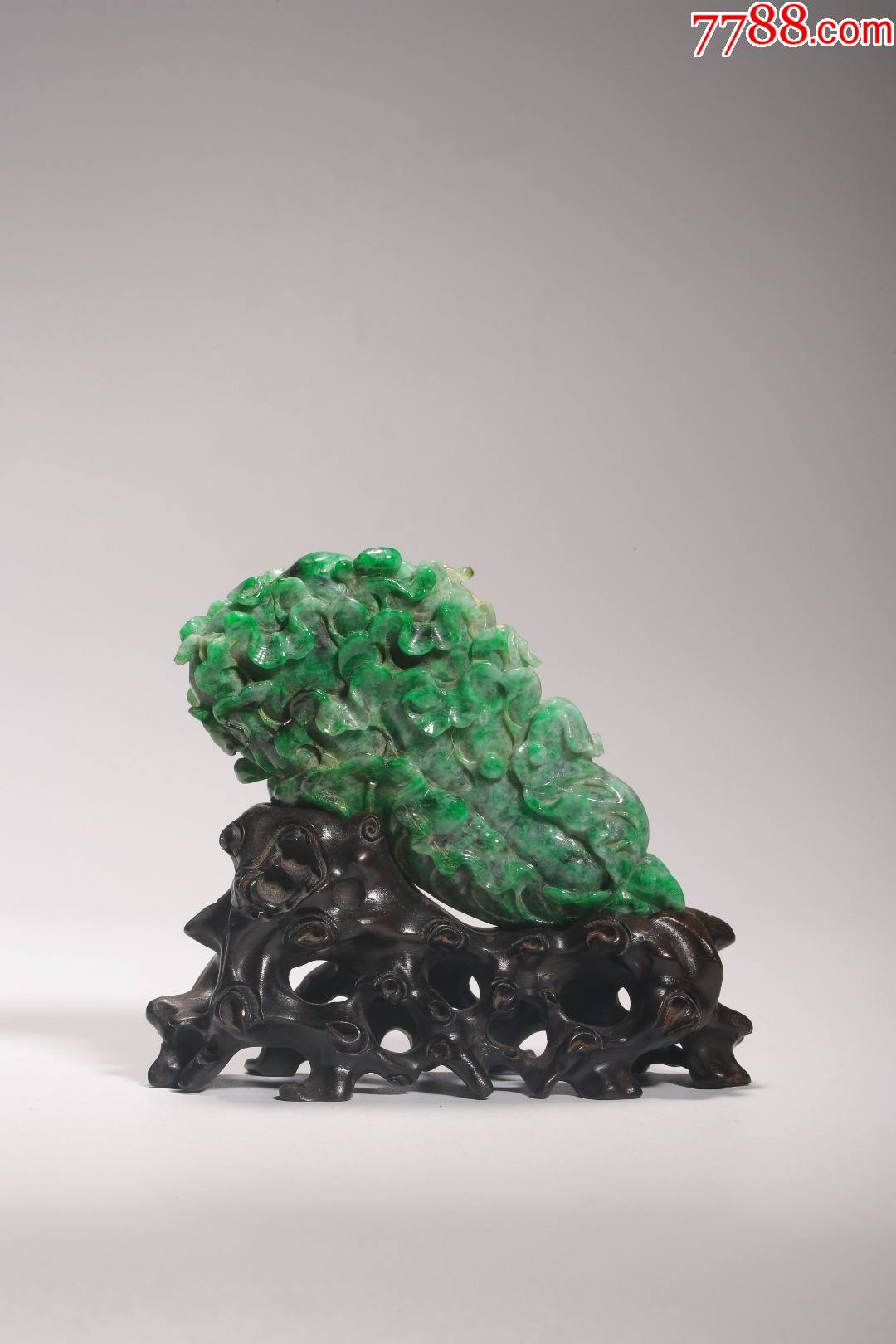 翡翠山子摆件
