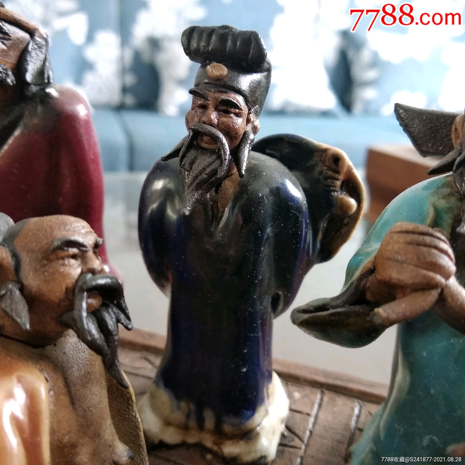 石湾陶瓷八仙人物图像图片