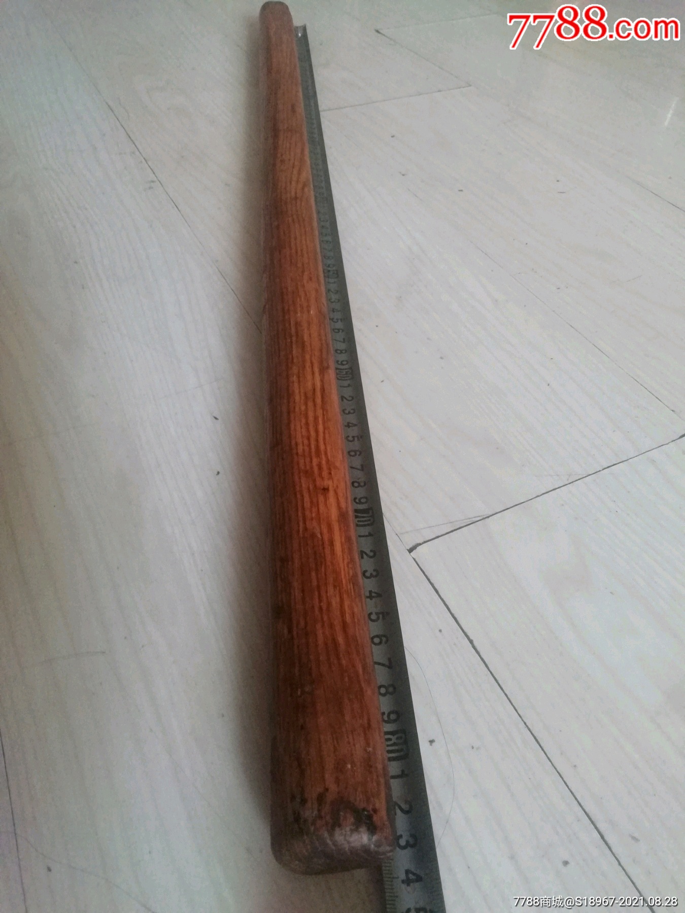 糠梨～清末民初83厘米大黄花梨擀面杖