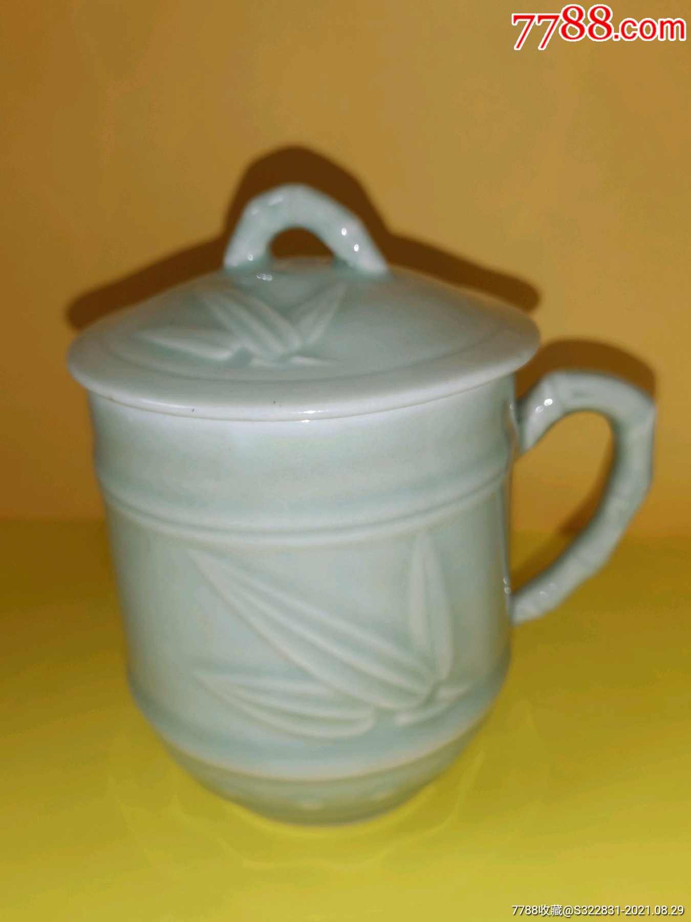 龙泉青瓷竹节杯