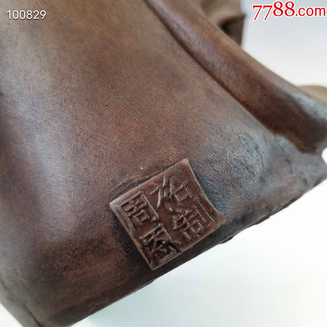 【私人藏品周裕恩制】手制精品"紫砂四个小和尚琴棋书画摆件,纯手工