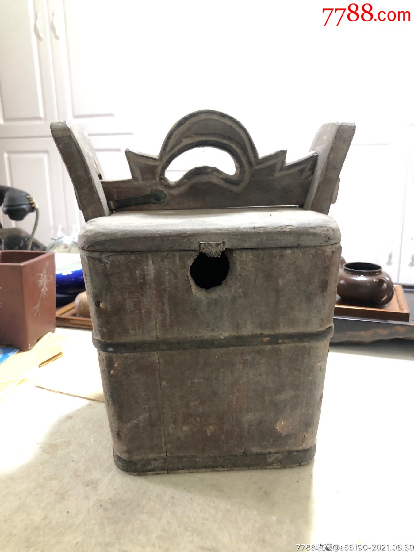 清代机关锁保温桶