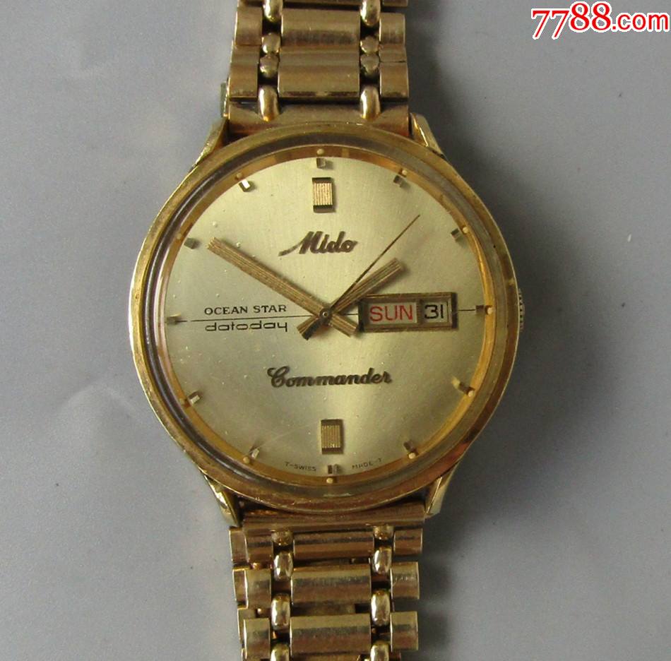 瑞士美度30微米包金自动机械古董男表_手表/腕表_第1张_7788钟表收藏