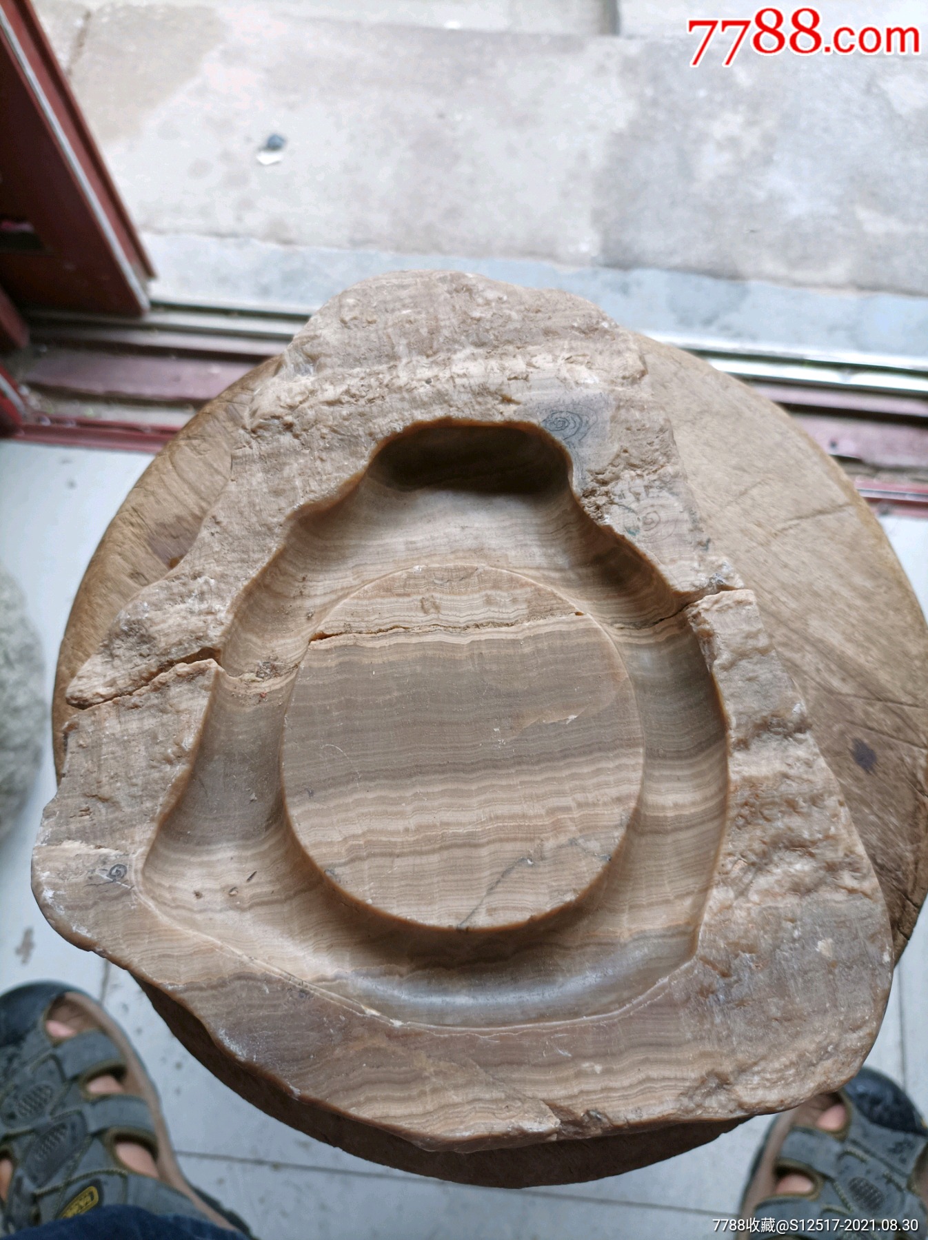 稀有石砚台未完工