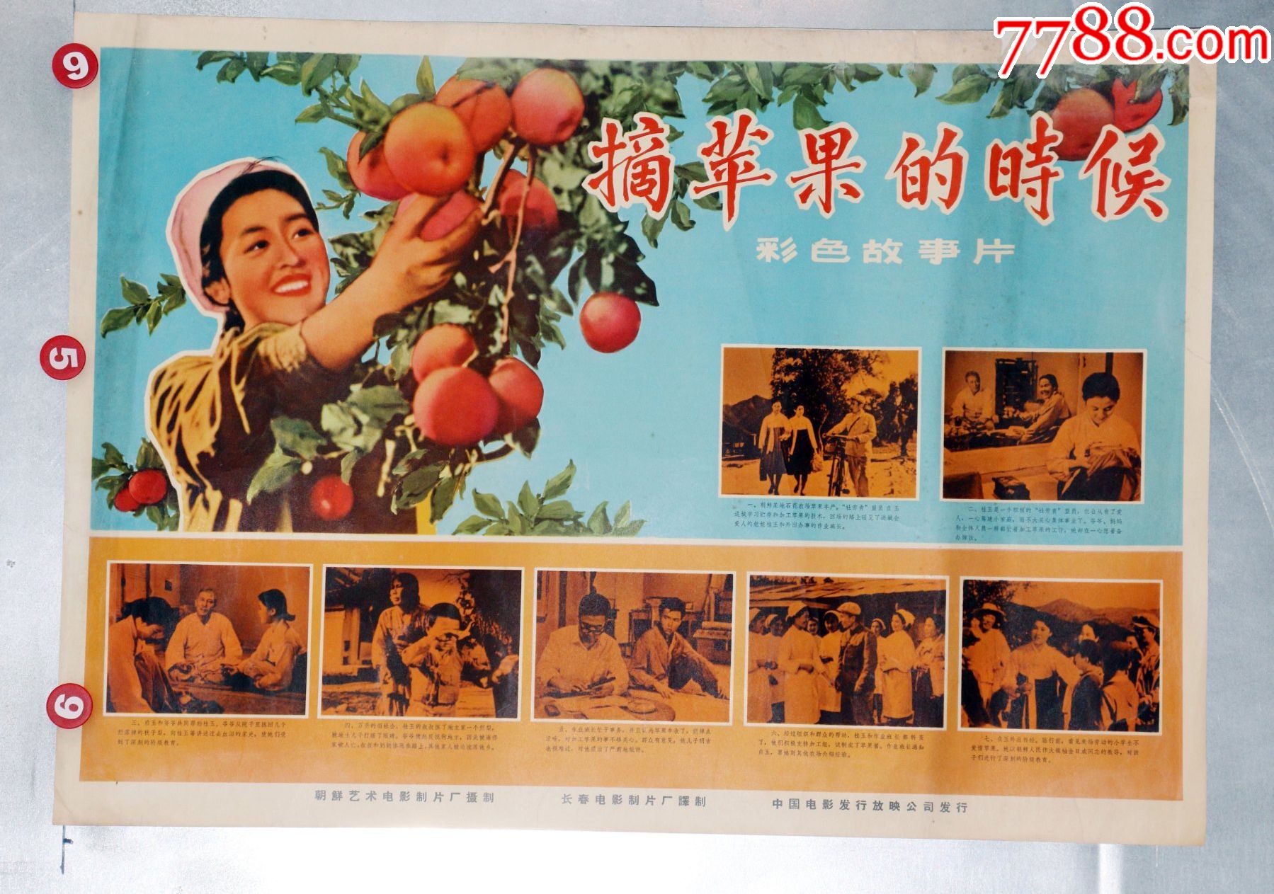 摘苹果的时候(朝鲜)-电影海报-7788商城__七七八八商品交易平台(7788.