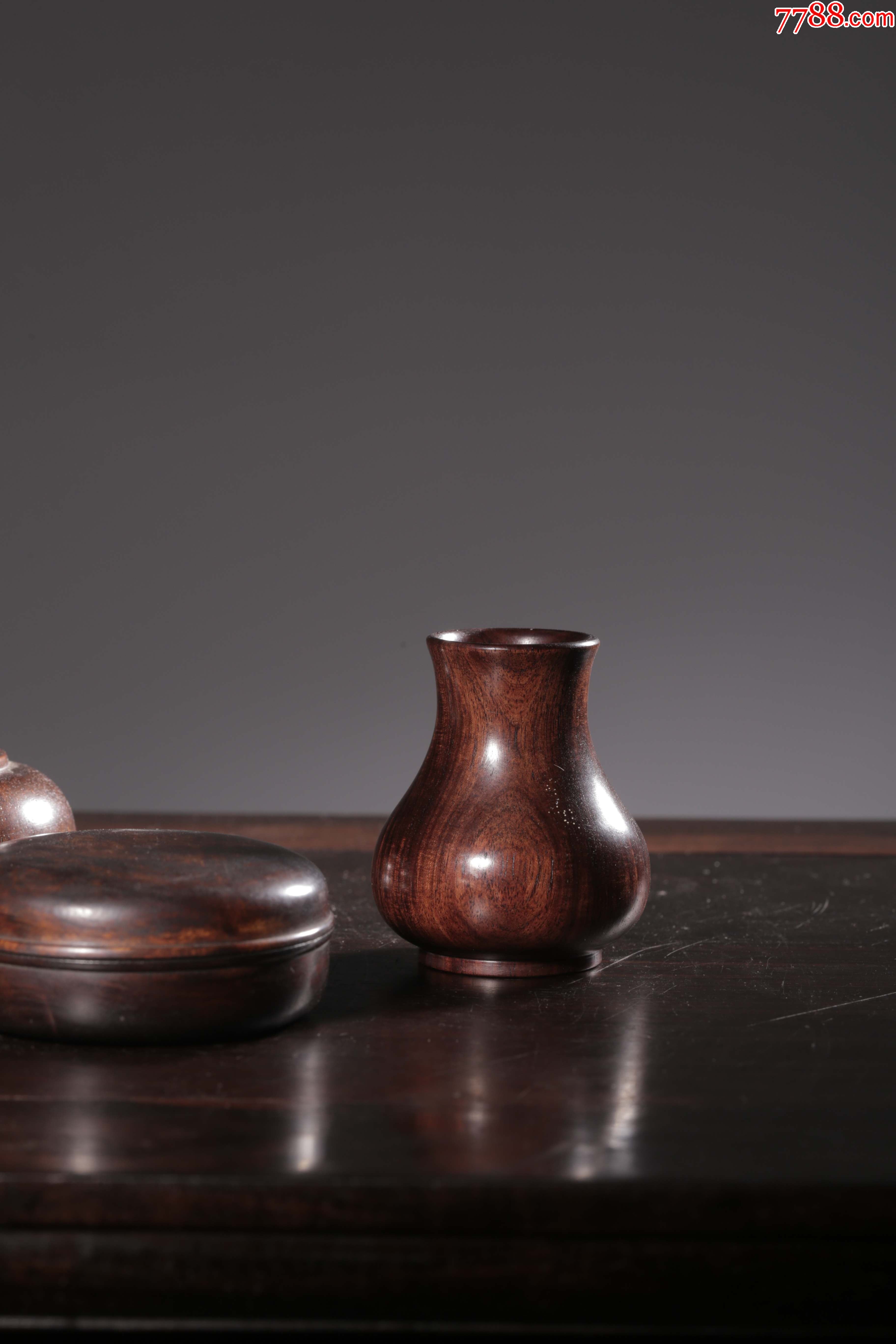 海南黄花梨文房器具五件一组_其他文房用具_第2张_7788老酒收藏