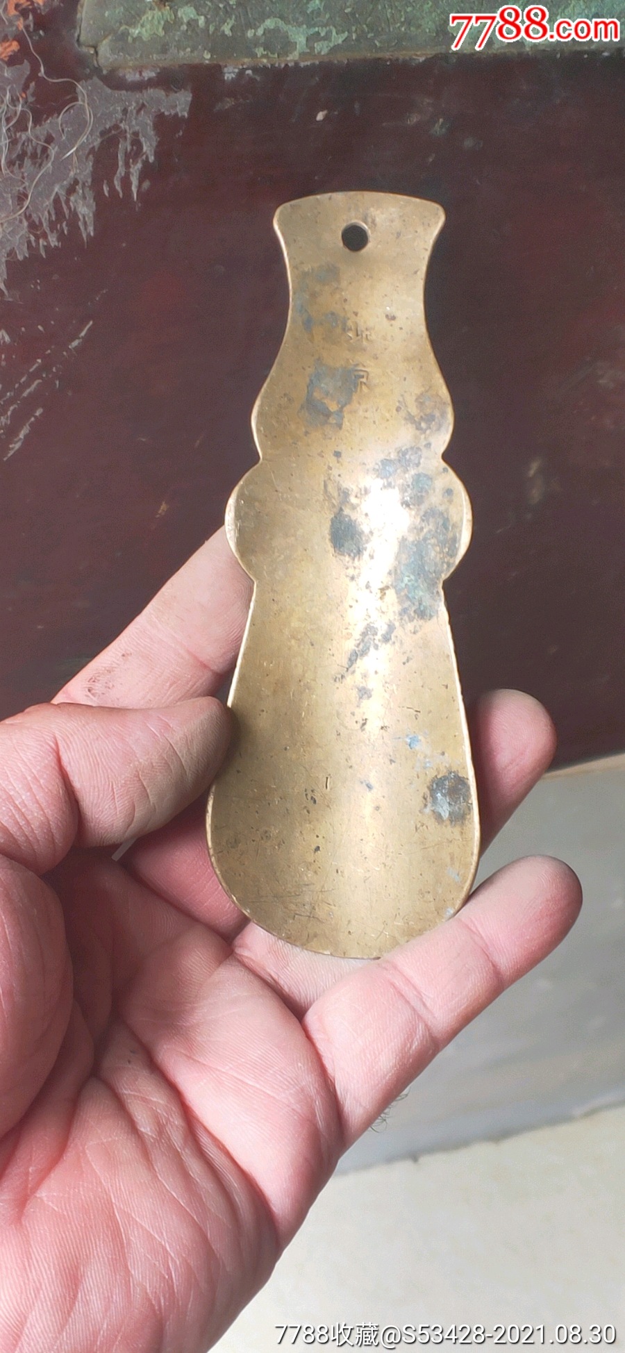 北京款铜鞋拔子两个