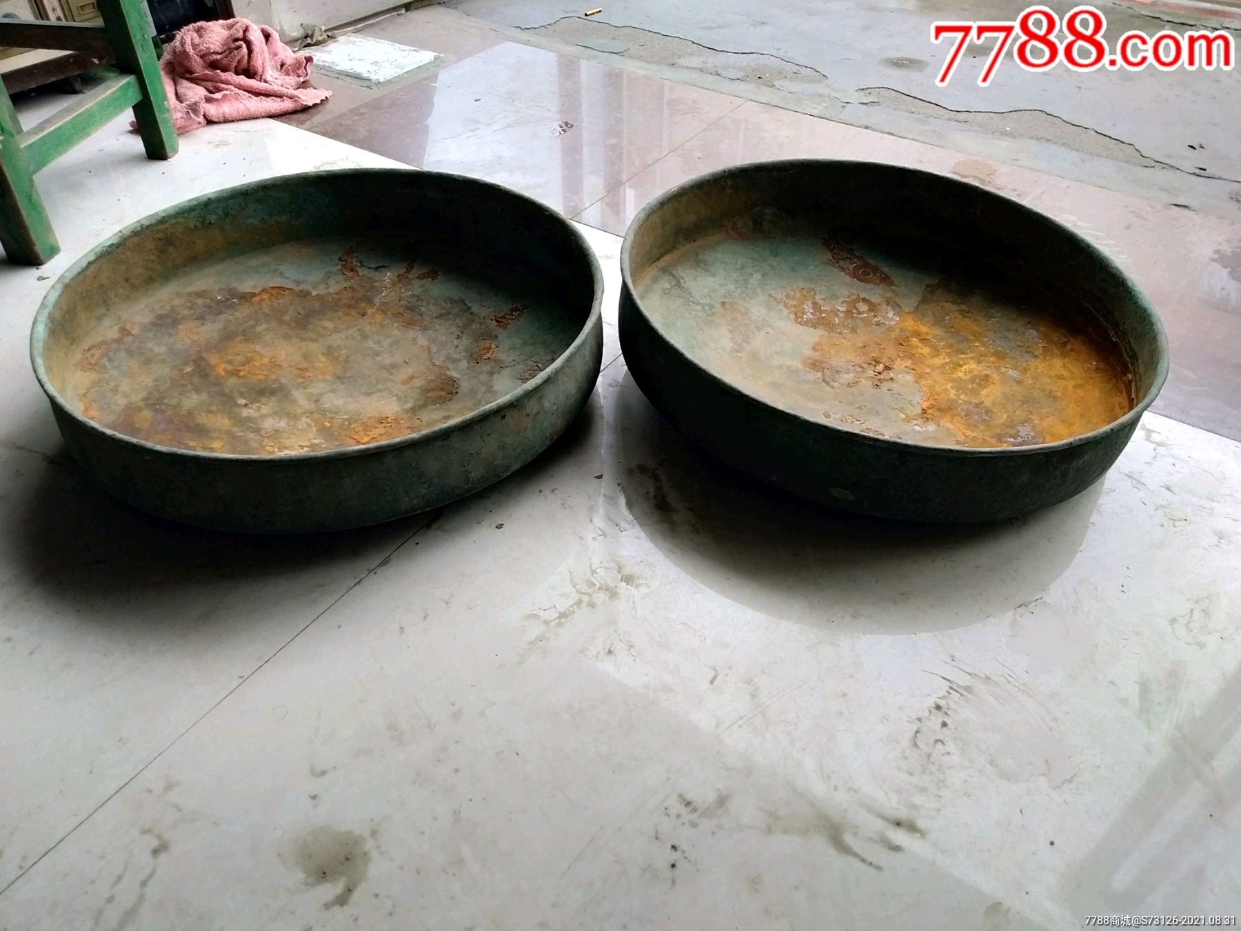 老辈子制作粉皮的红铜旋子