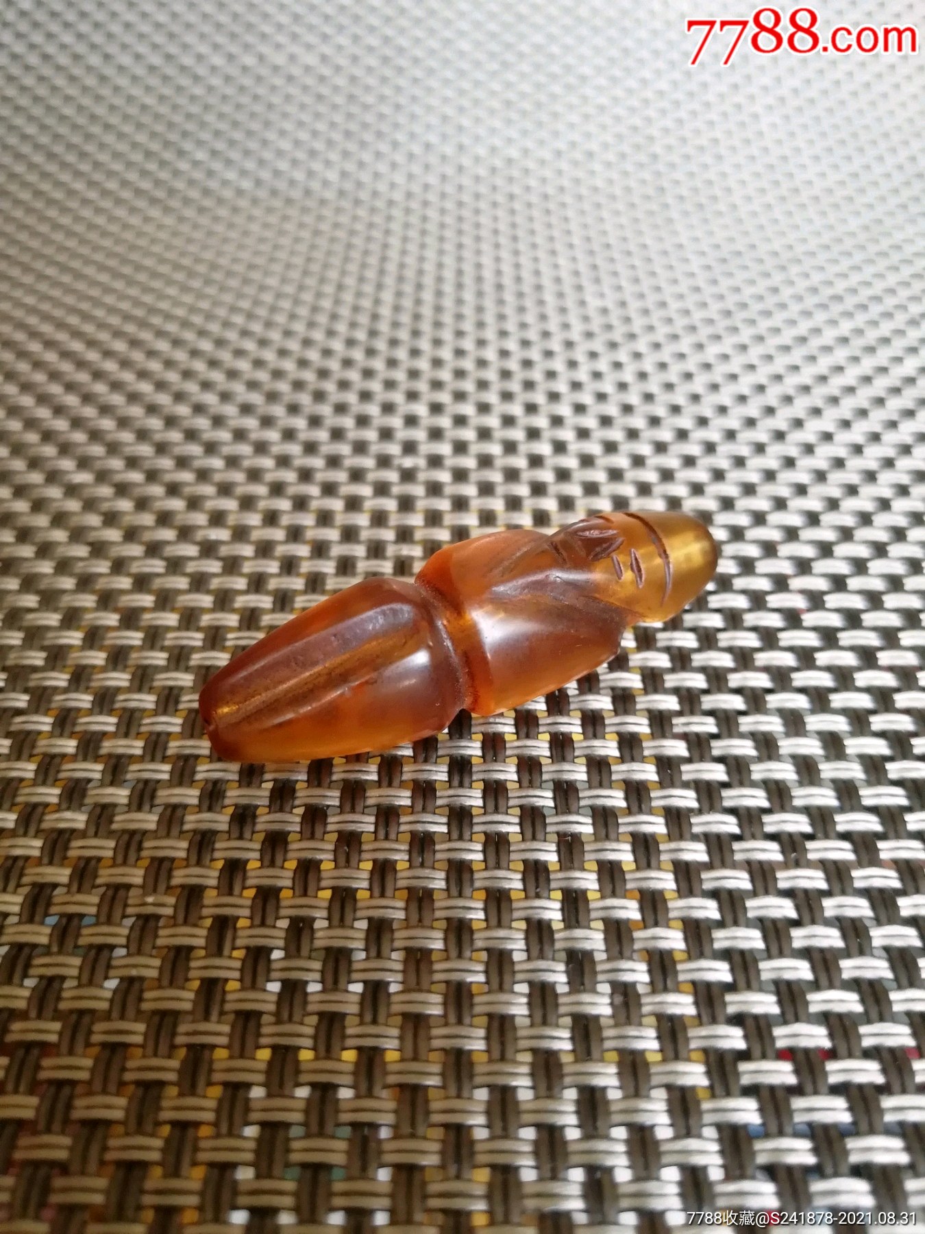 旧藏琉璃桶珠翁仲