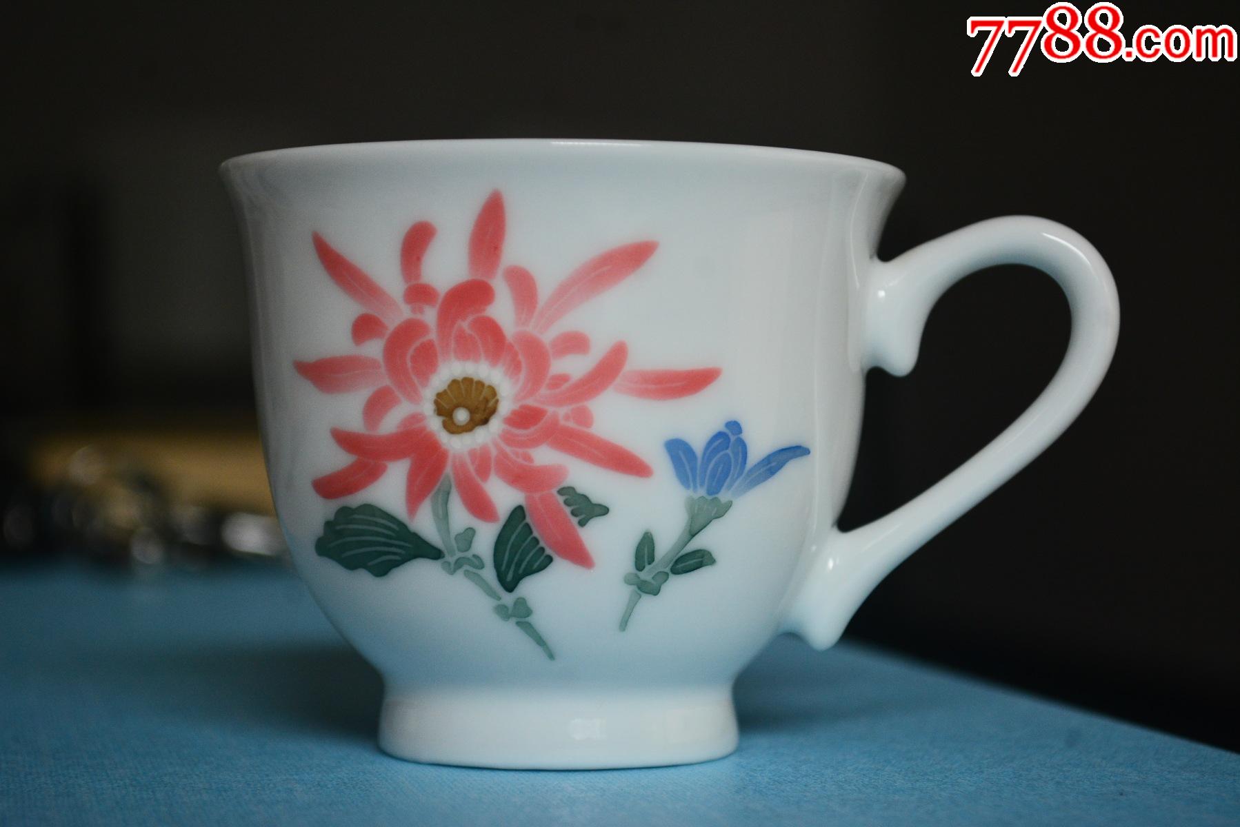 中国醴陵蝴蝶款小杯