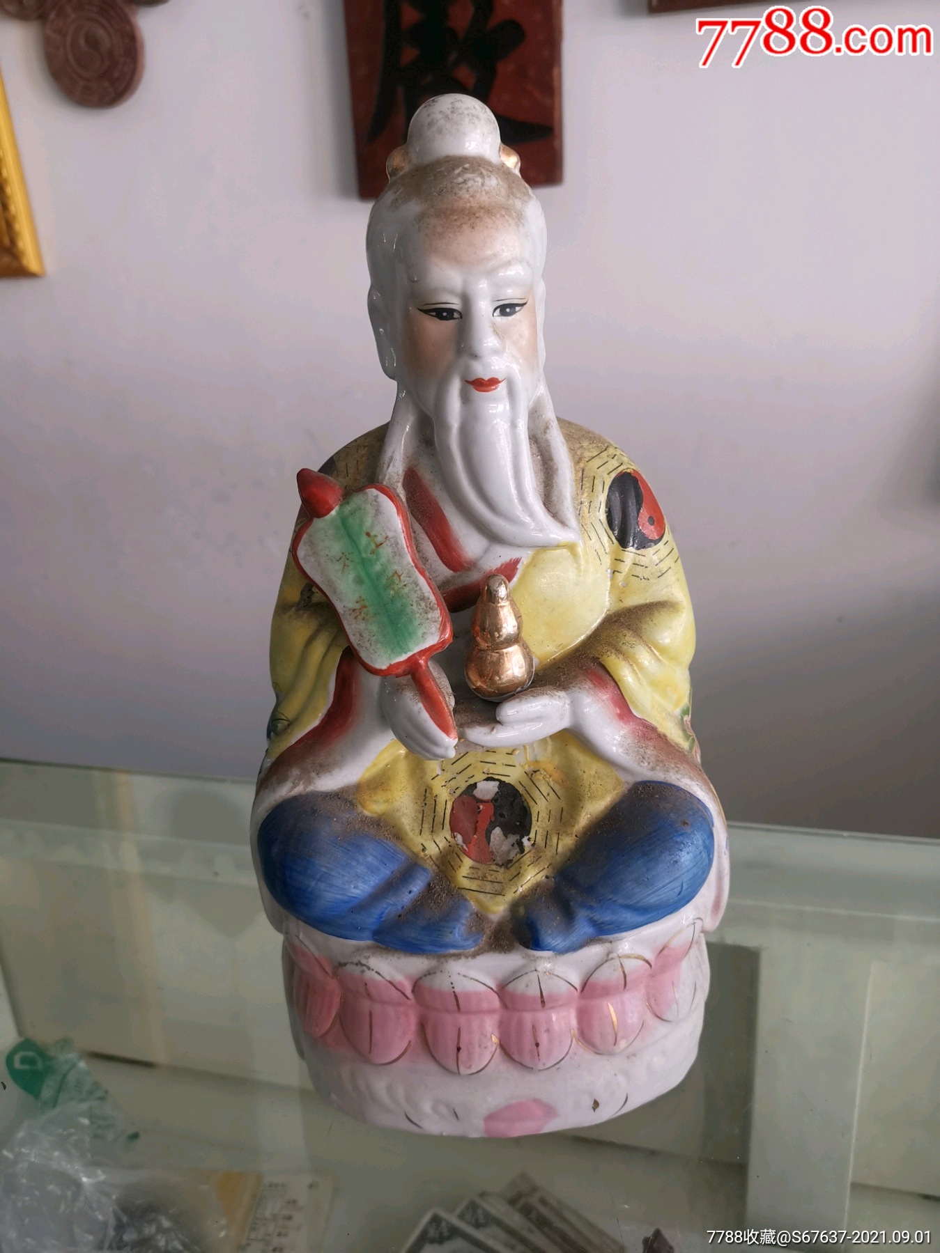 太上老君瓷器摆件