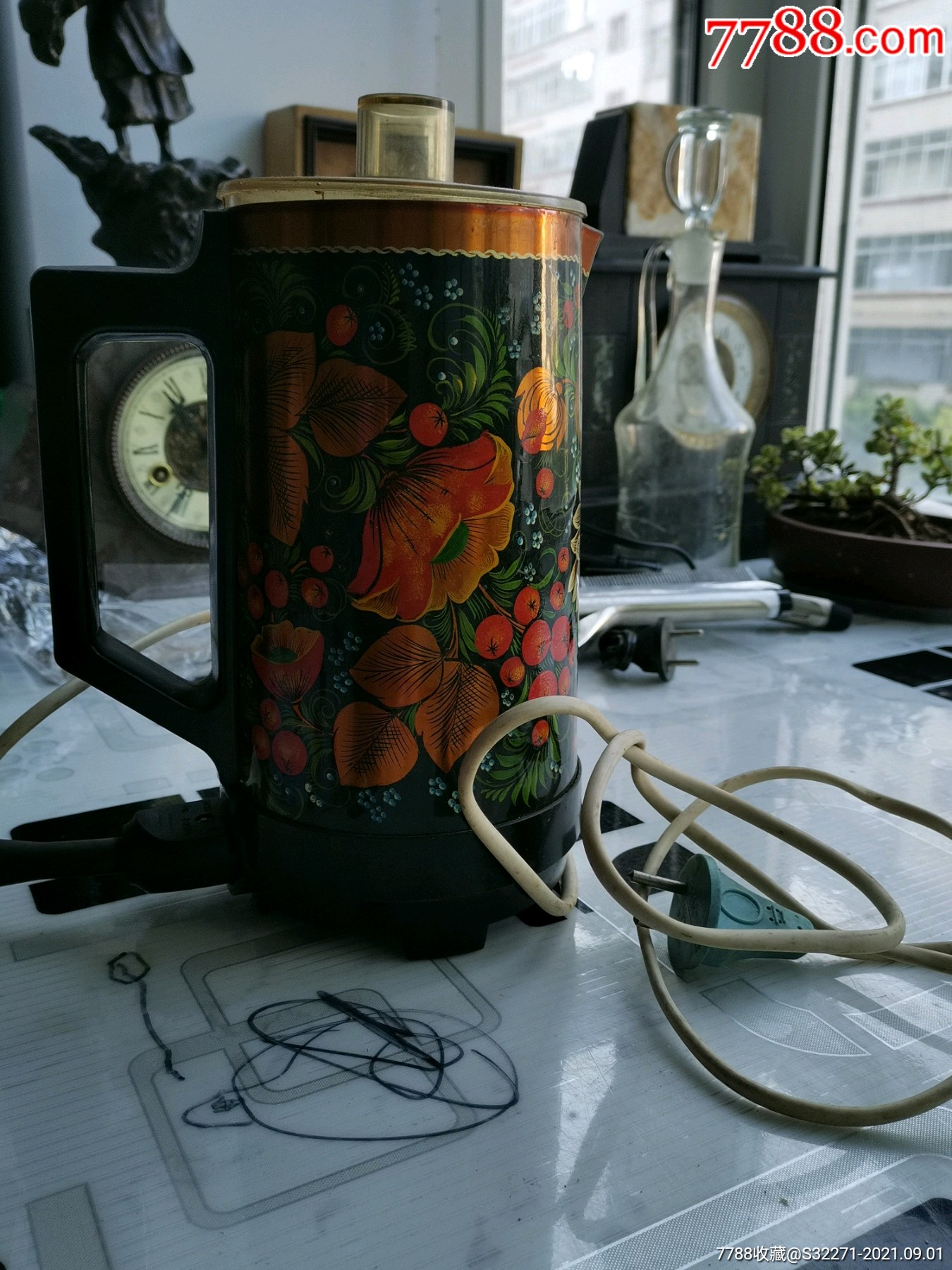 苏联彩绘煮咖啡壶