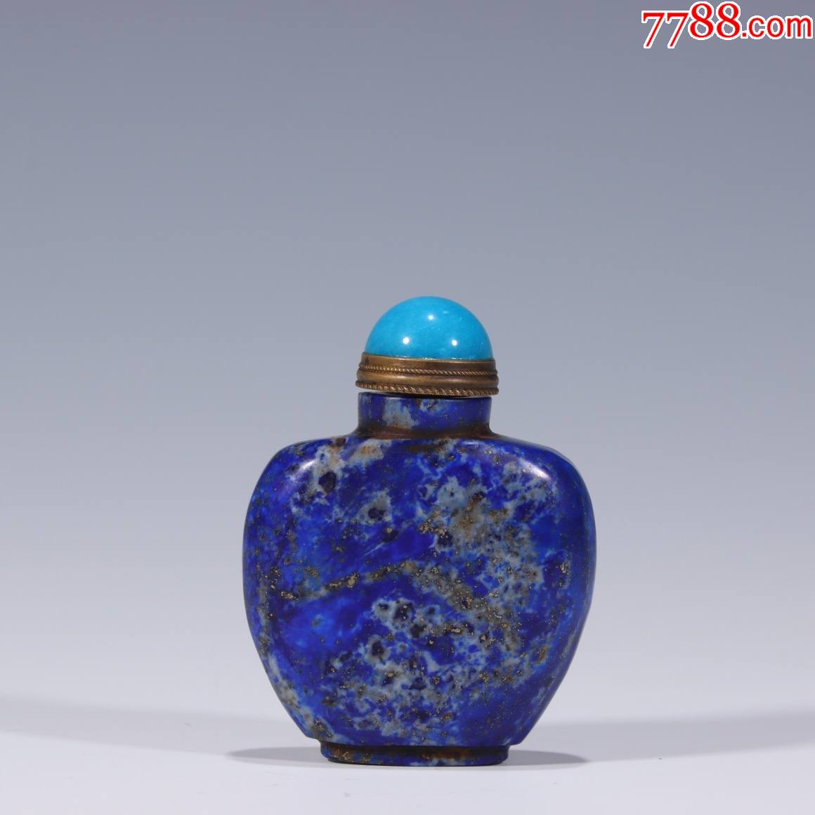 青金石鼻烟壶_鼻烟壶_收藏行情_回收价格_7788小型张