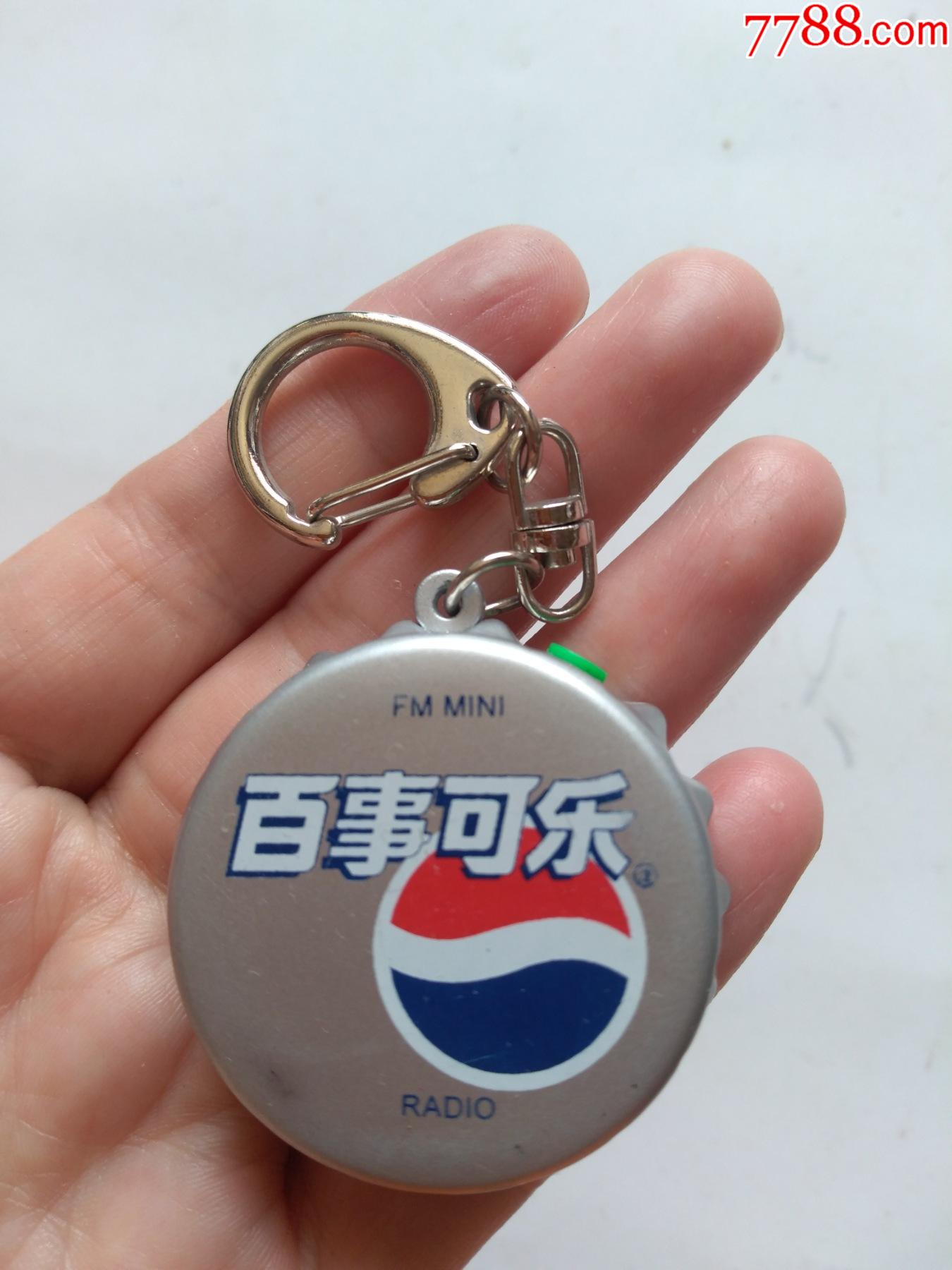 老款百事可乐迷你瓶盖造型小录音机稀少外观完好点图可放大