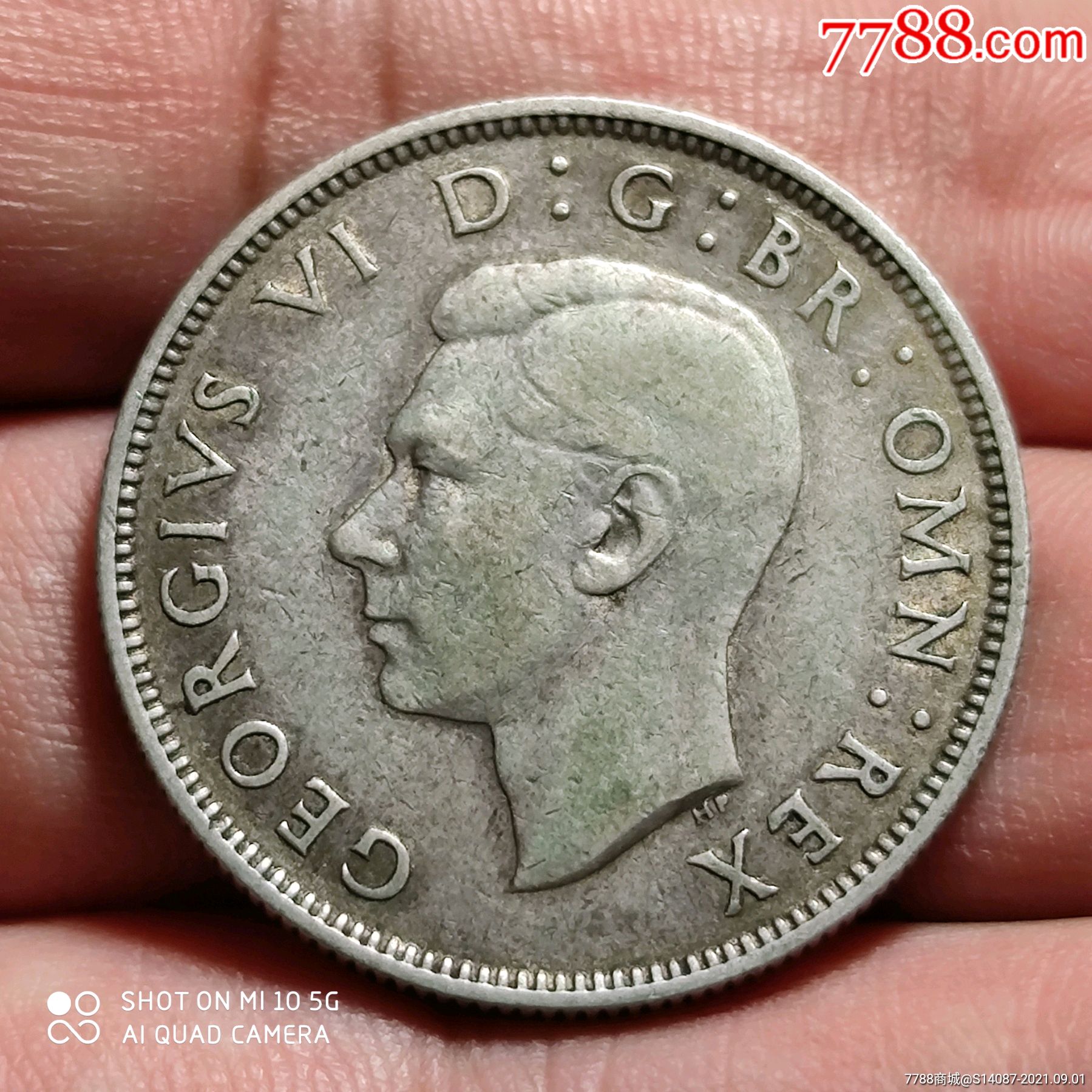 外币1942年英国2先令银币