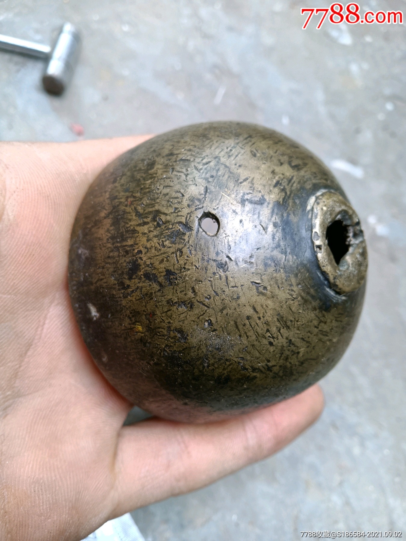 清代厚皮老铜铃铛