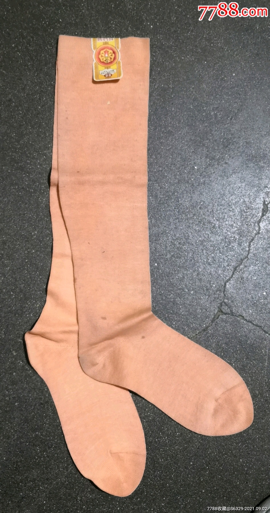 民国胜利牌长筒袜