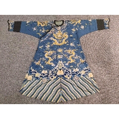 清代盘金绣四爪八蟒