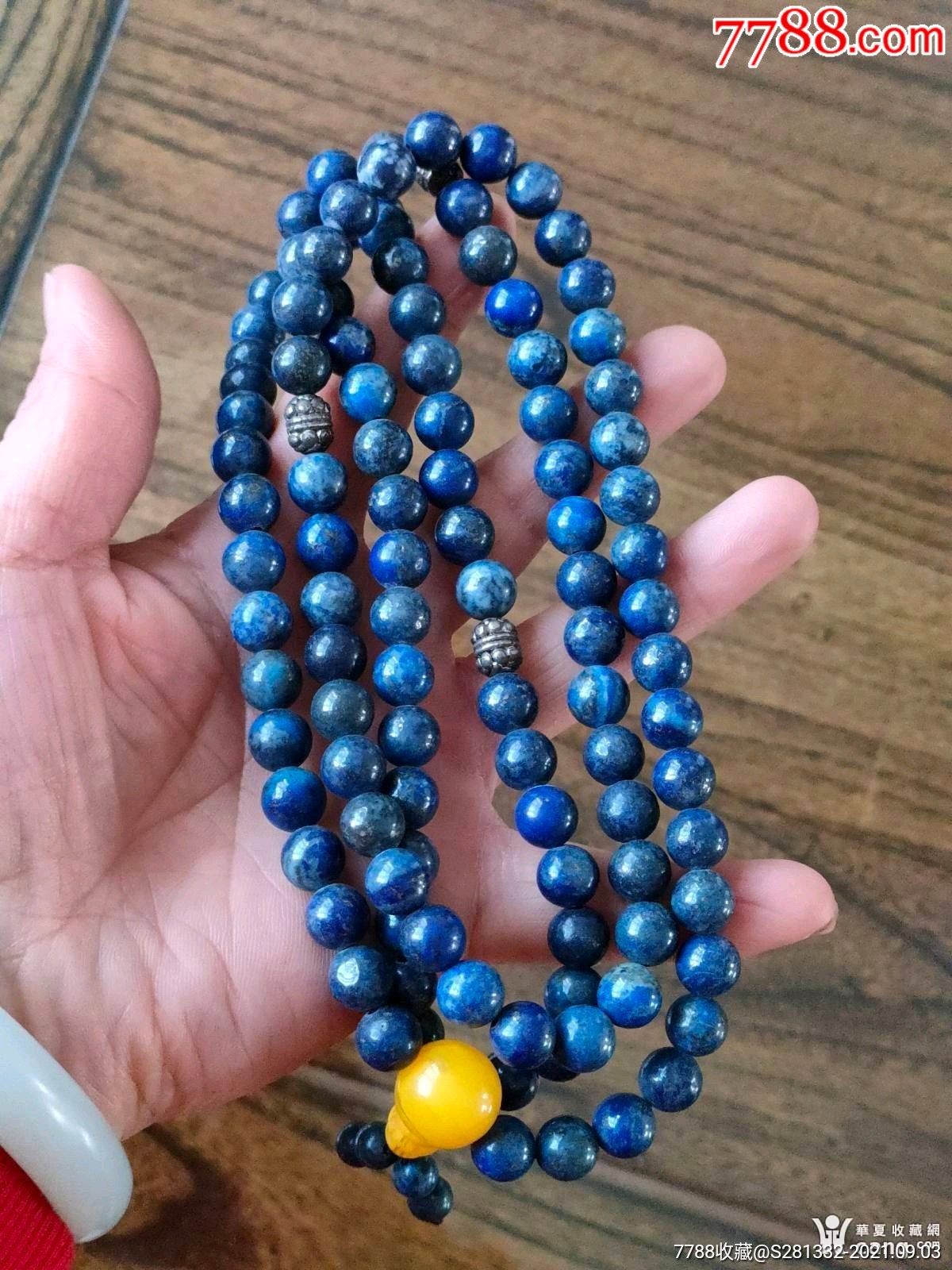 "商品>>>>￥16810品99青金石桶珠5个,￥19810品99天然青金石手串