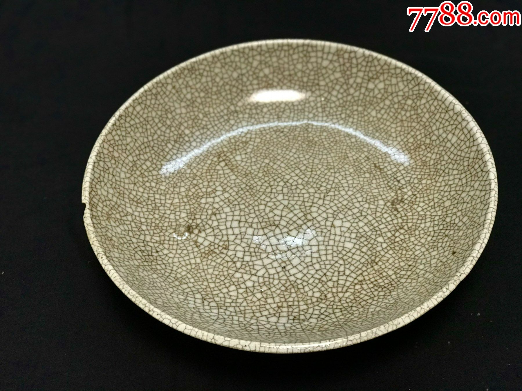 【哥窑】一处瑕疵七星大盆-价格:1300元-se82404904-花釉/窑变瓷-零售