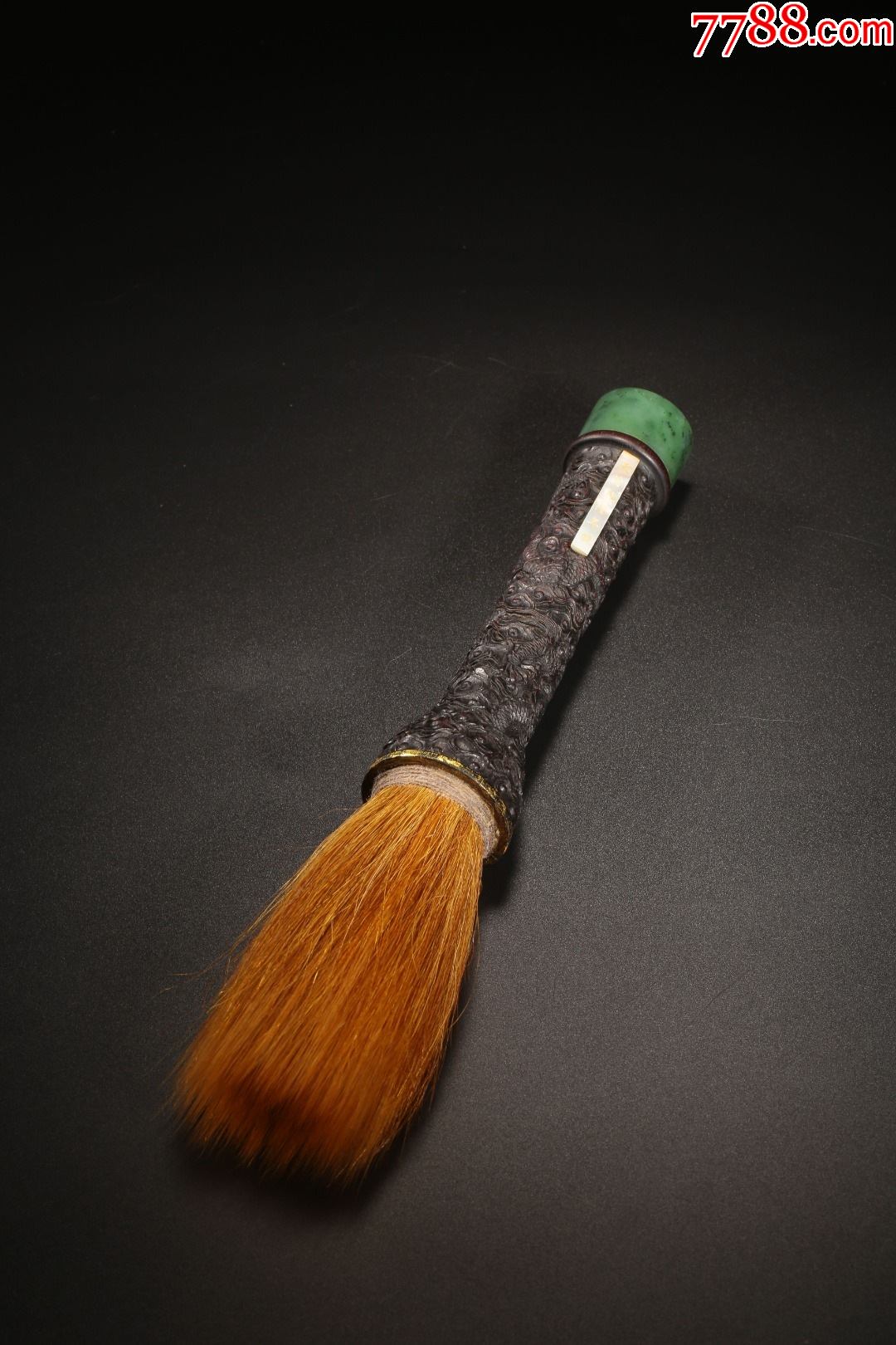 清代小叶紫檀毛笔