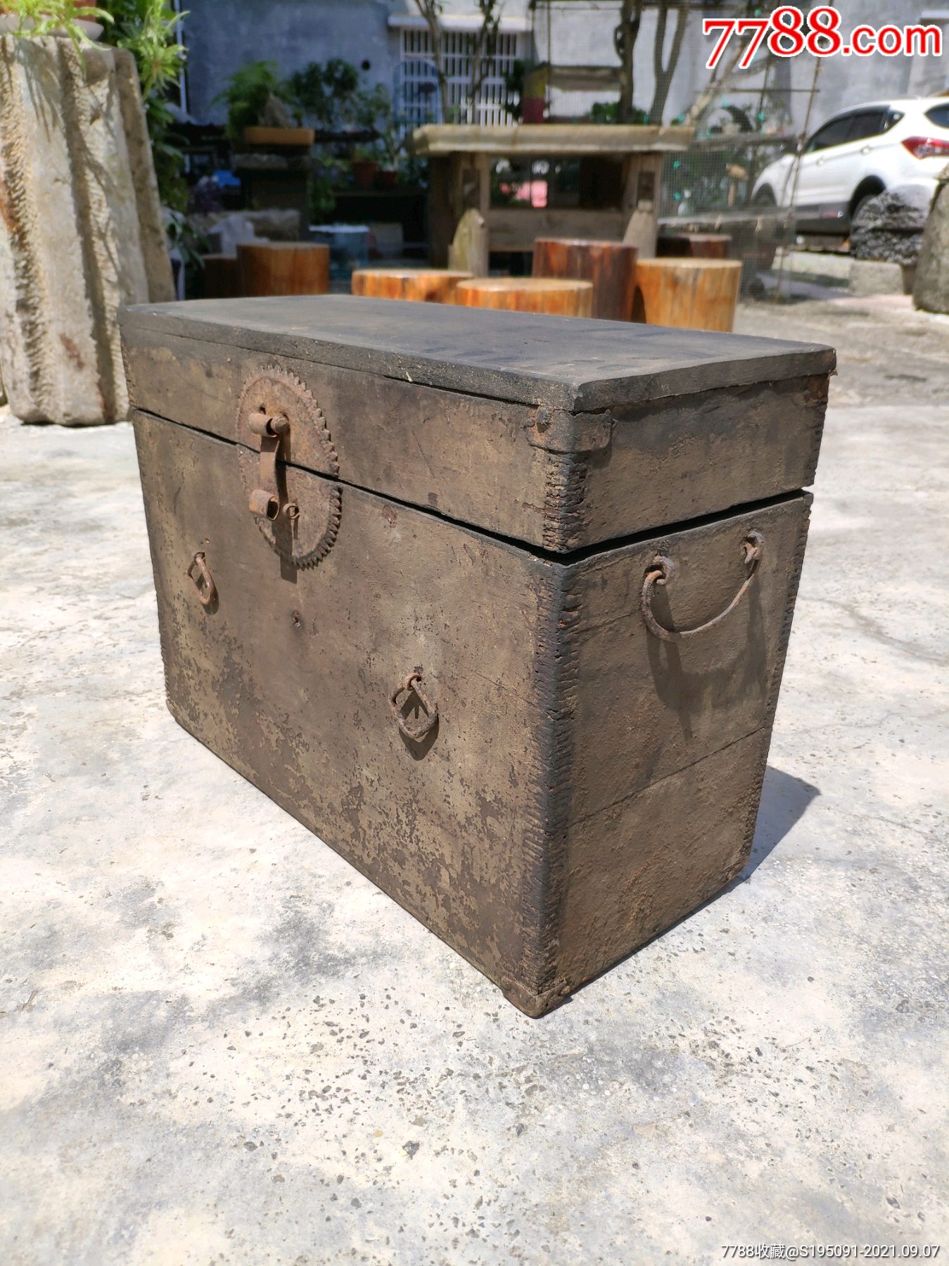 民国老铜匠银匠工具箱民俗老物件