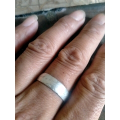 老东西老物件老银戒指韭菜边银戒指