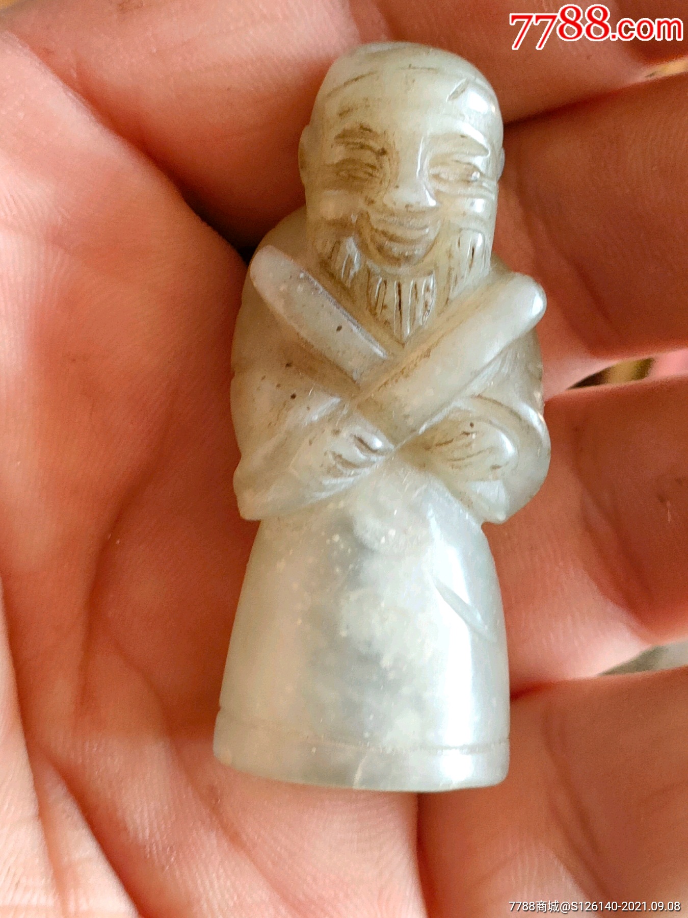 明代人物玉件