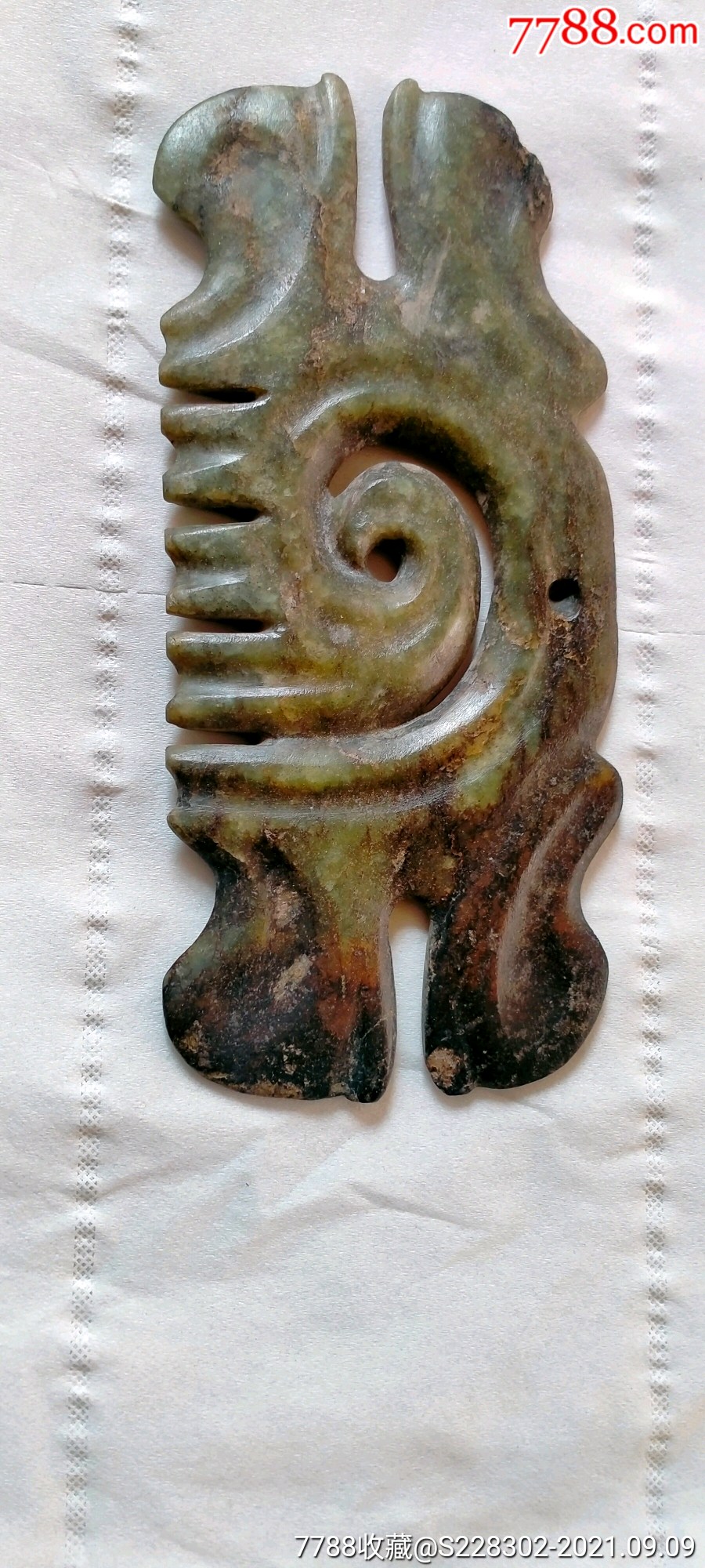 红山玉佩岫岩玉草原石阁