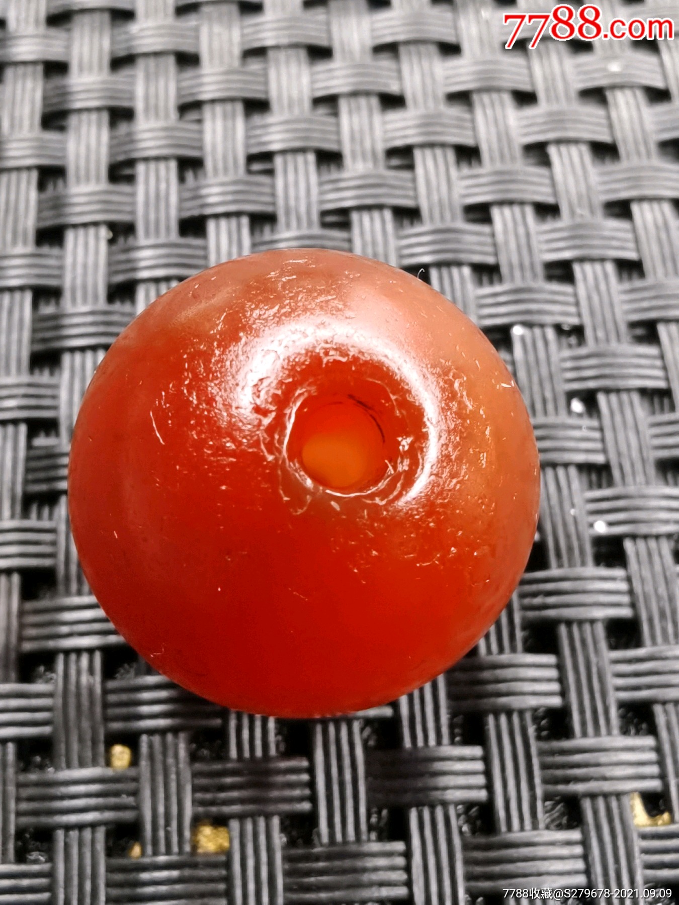 红玛瑙唐珠圆珠佩珠