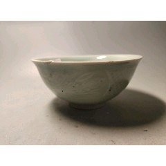 70-80年代，中国龙泉豆青釉凤凰小碗2_青瓷/秘色瓷_专注寡妇二十年