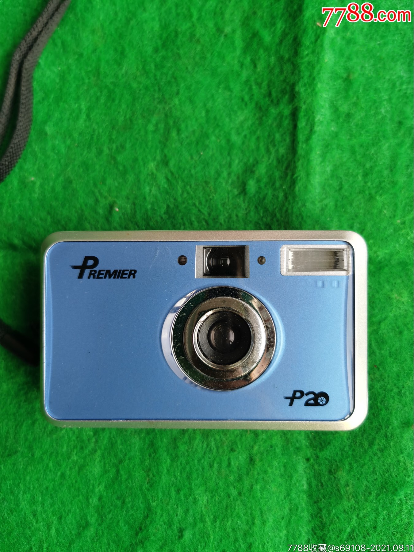 premierp20蓝色傻瓜相机复古相机