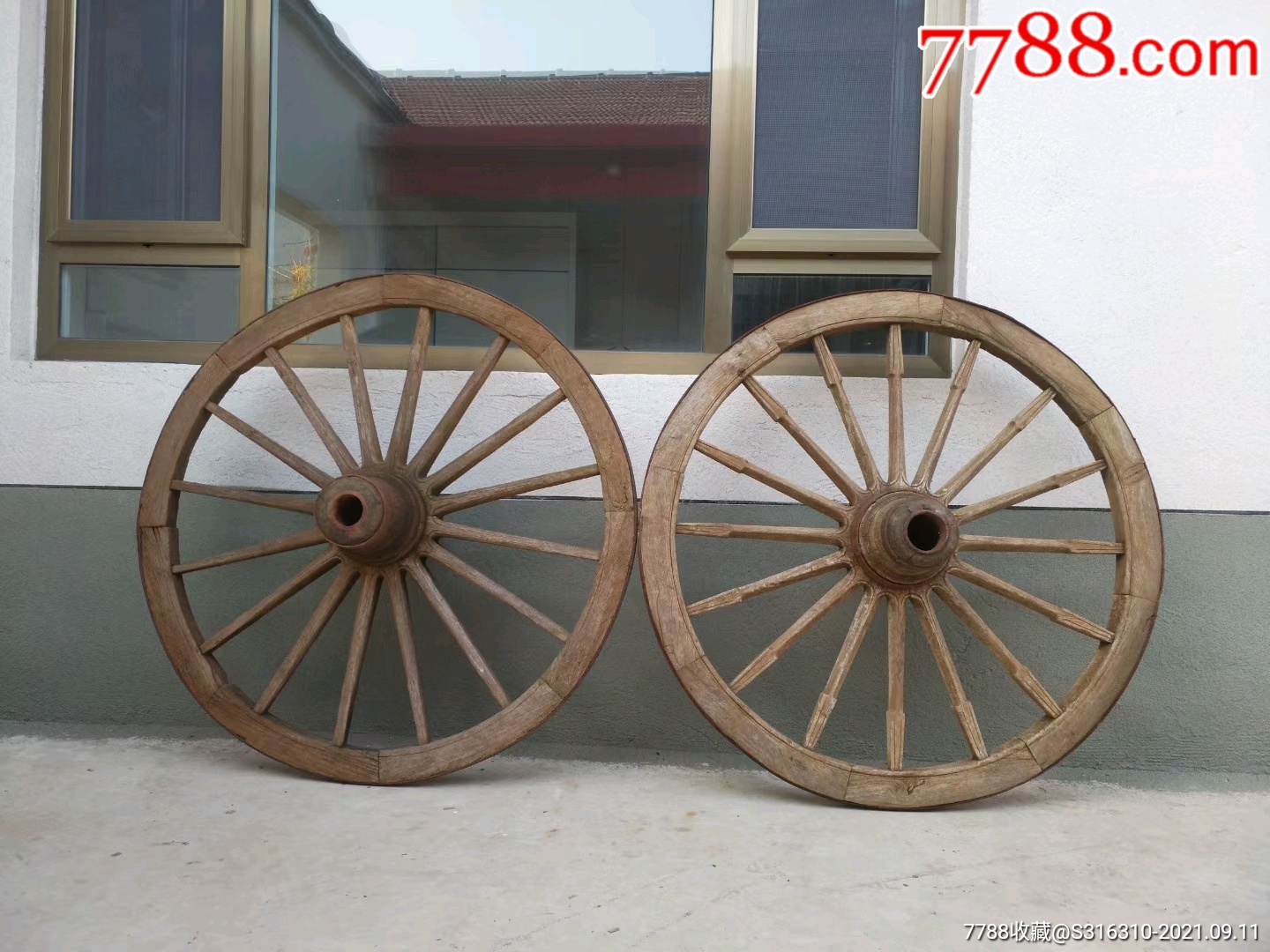 老车轮木轮轱辘酒店会所农家院装修摆件寓意好财源滚滚来