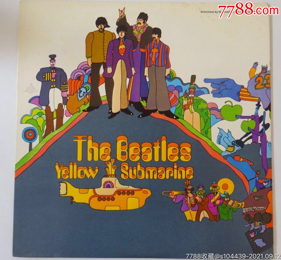 披头士乐队(beatles)黄色潜水艇美国版(302